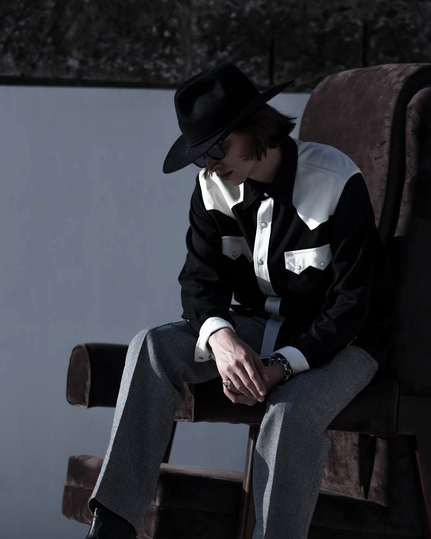 WESTERN SHIRT -RAYON GABARDINE- ※60%OFF
