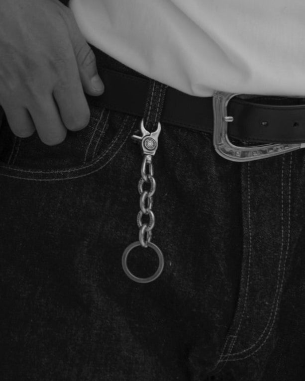 HORSESHOE CLIP CHAIN KEY RING