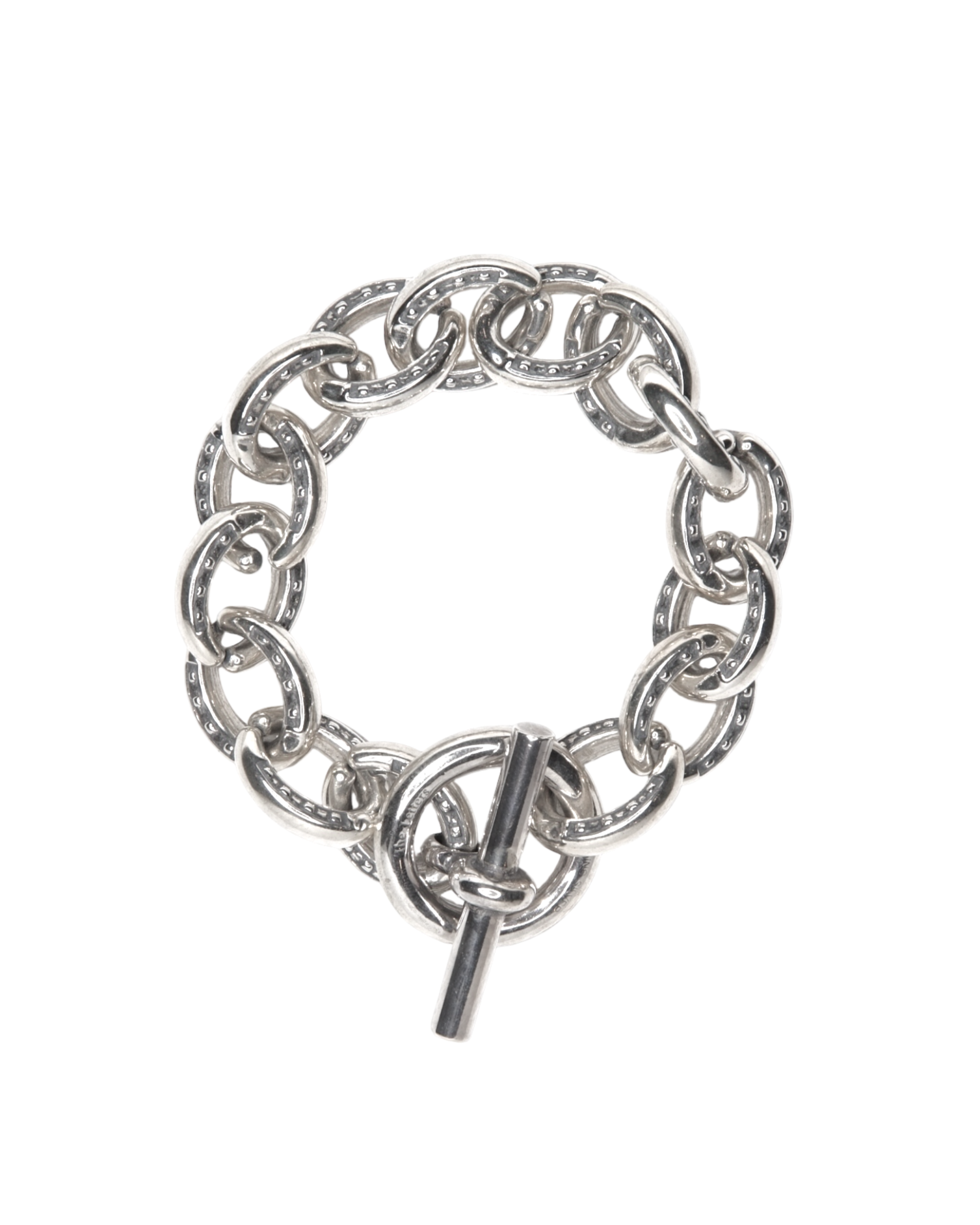 シルバー バングル The letters HORSESHOE BRACELET -LARGE- – The Letters