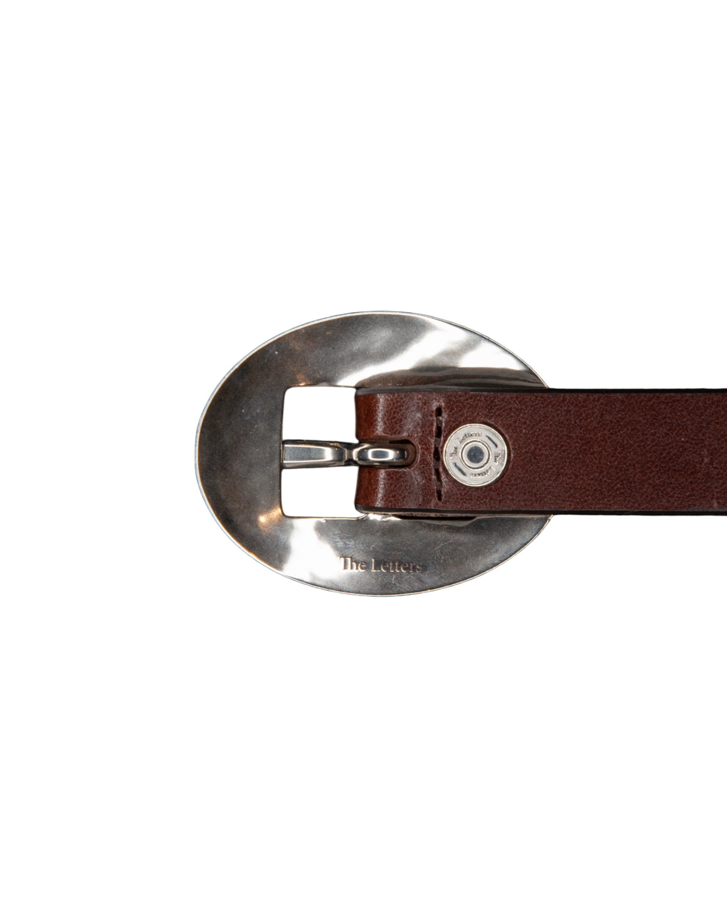 WESTERN OVAL LONG BELT -COW HIDE-
