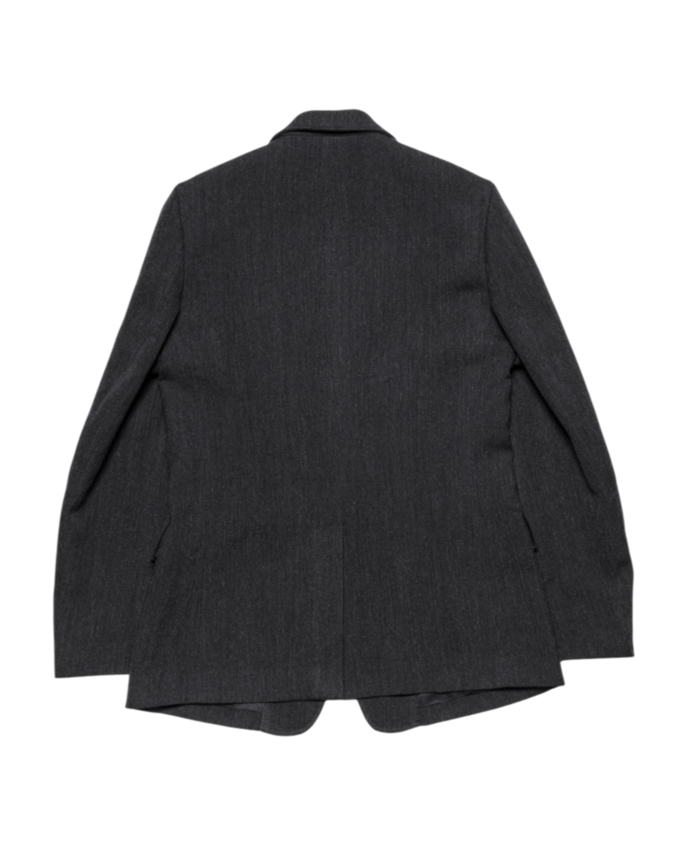 SINGLE BREASTED JACKET -WOOL LINEN HERRINGBONE- ※60%OFF
