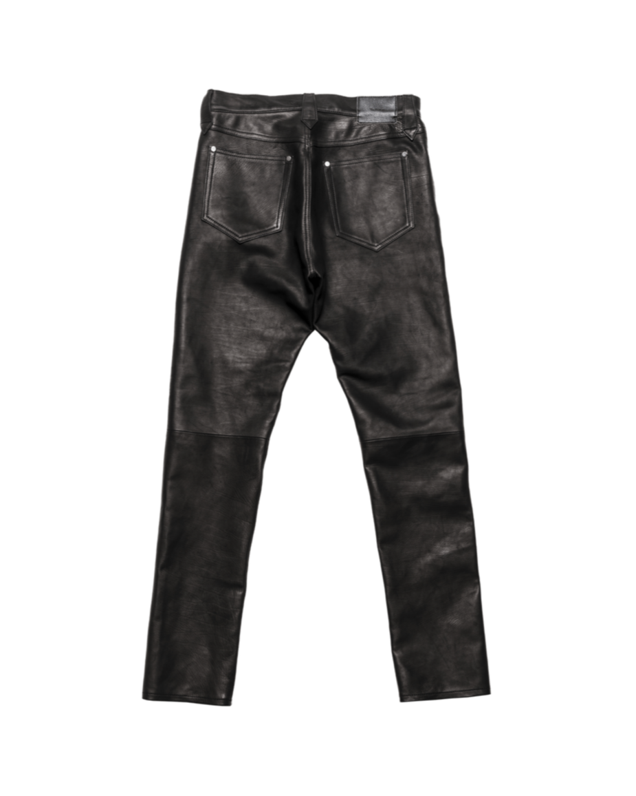 5 POCKET TAPERED PANTS -BABY CALF-