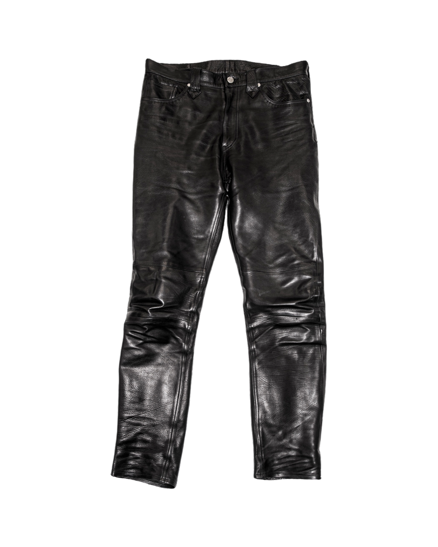 5 POCKET TAPERED PANTS -BABY CALF-