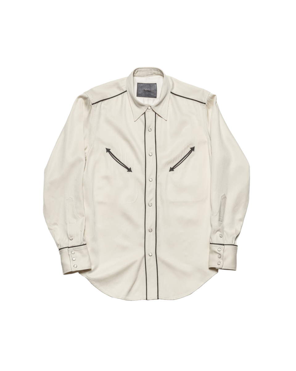 SMILE POCKET SHIRT -RAYON GABARDINE-