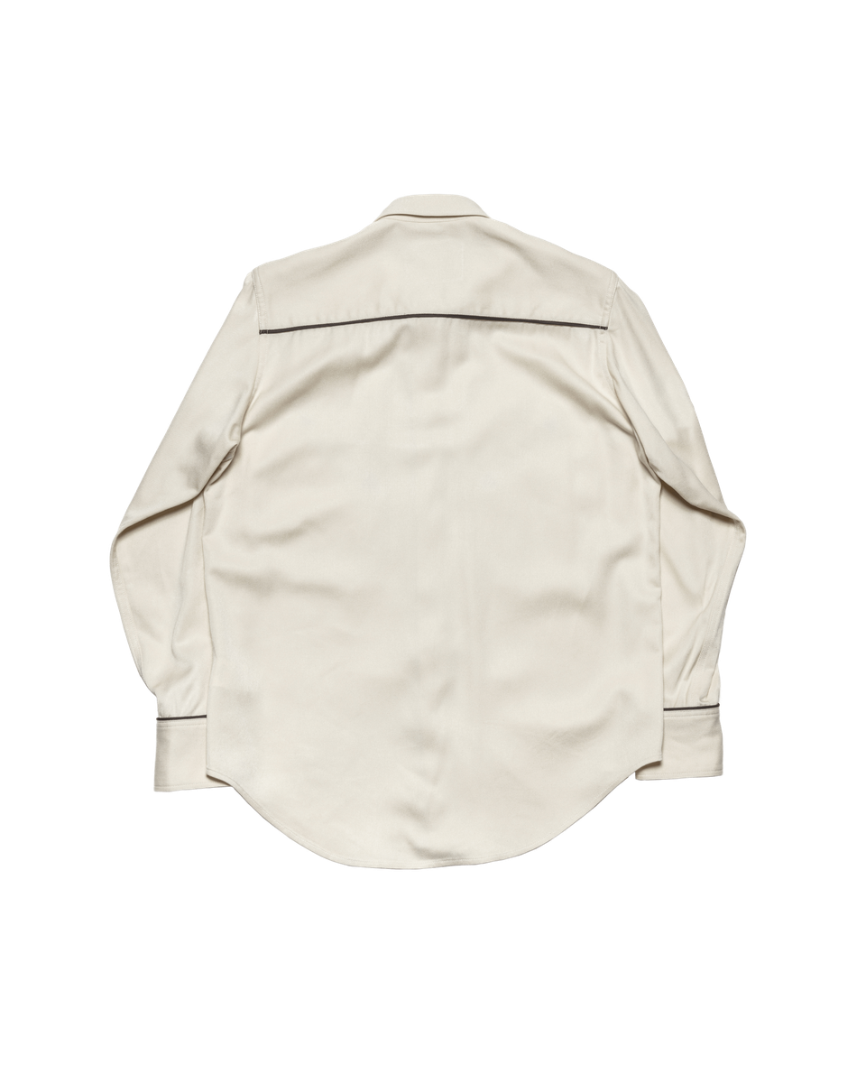 SMILE POCKET SHIRT -RAYON GABARDINE-