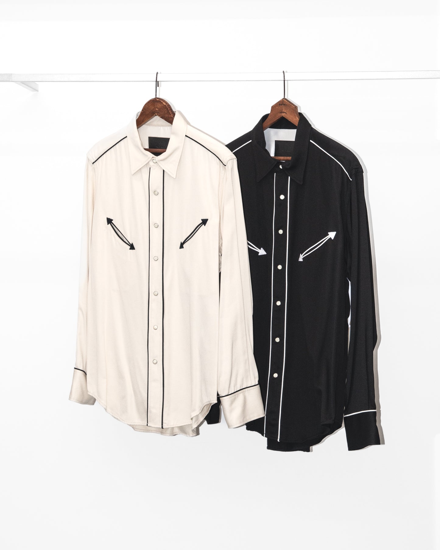 SMILE POCKET SHIRT -RAYON GABARDINE-