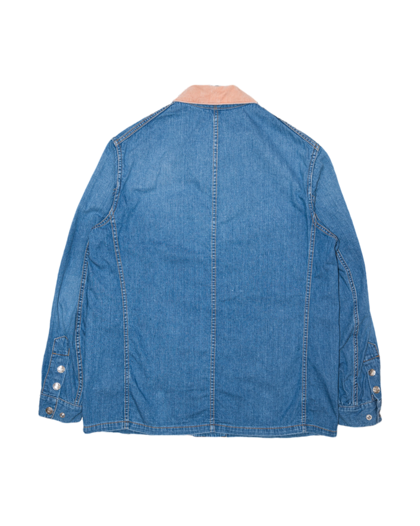 DOUBLE WORKERS JACKET -USED WASHED DENIM-