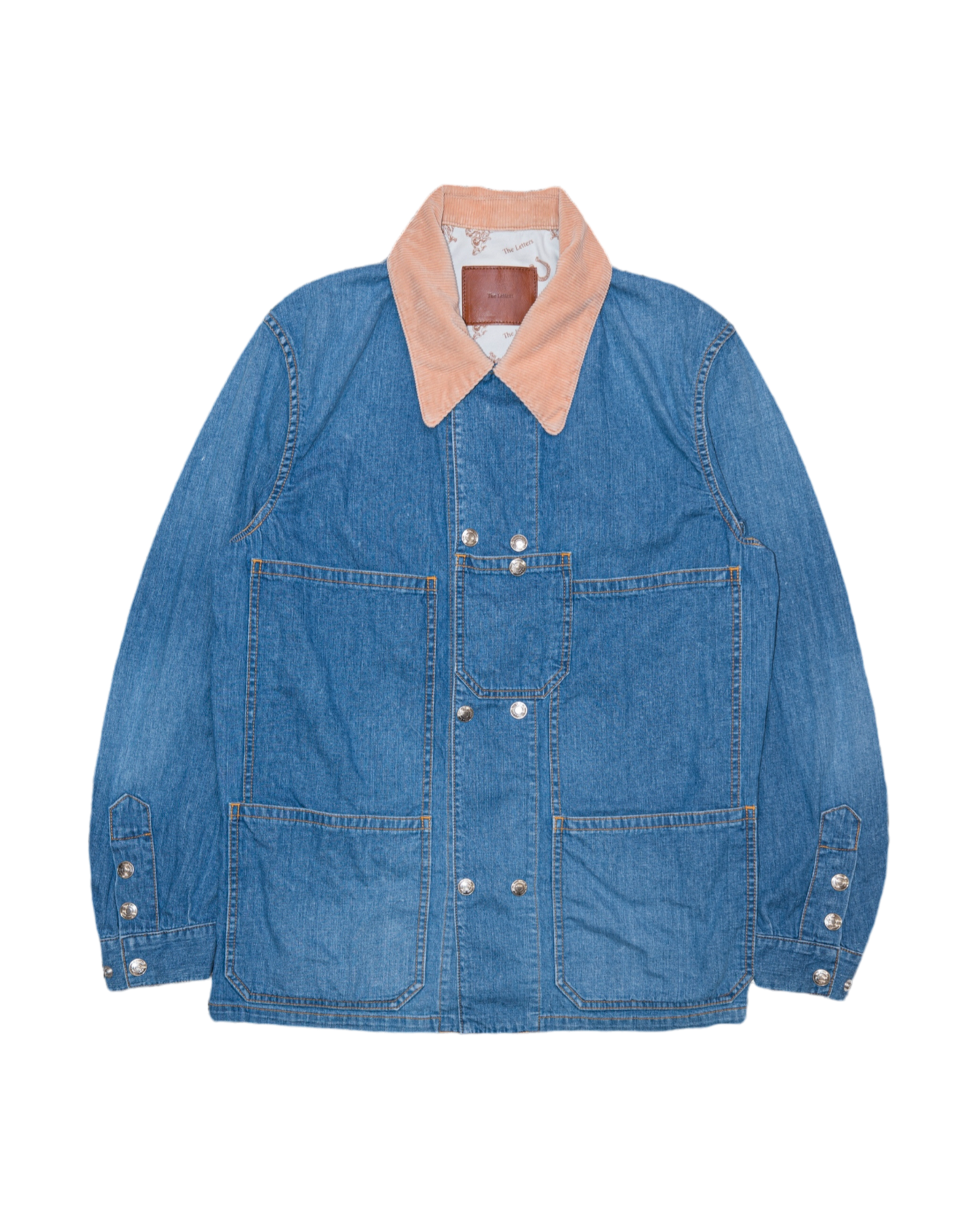 DOUBLE WORKERS JACKET -USED WASHED DENIM-