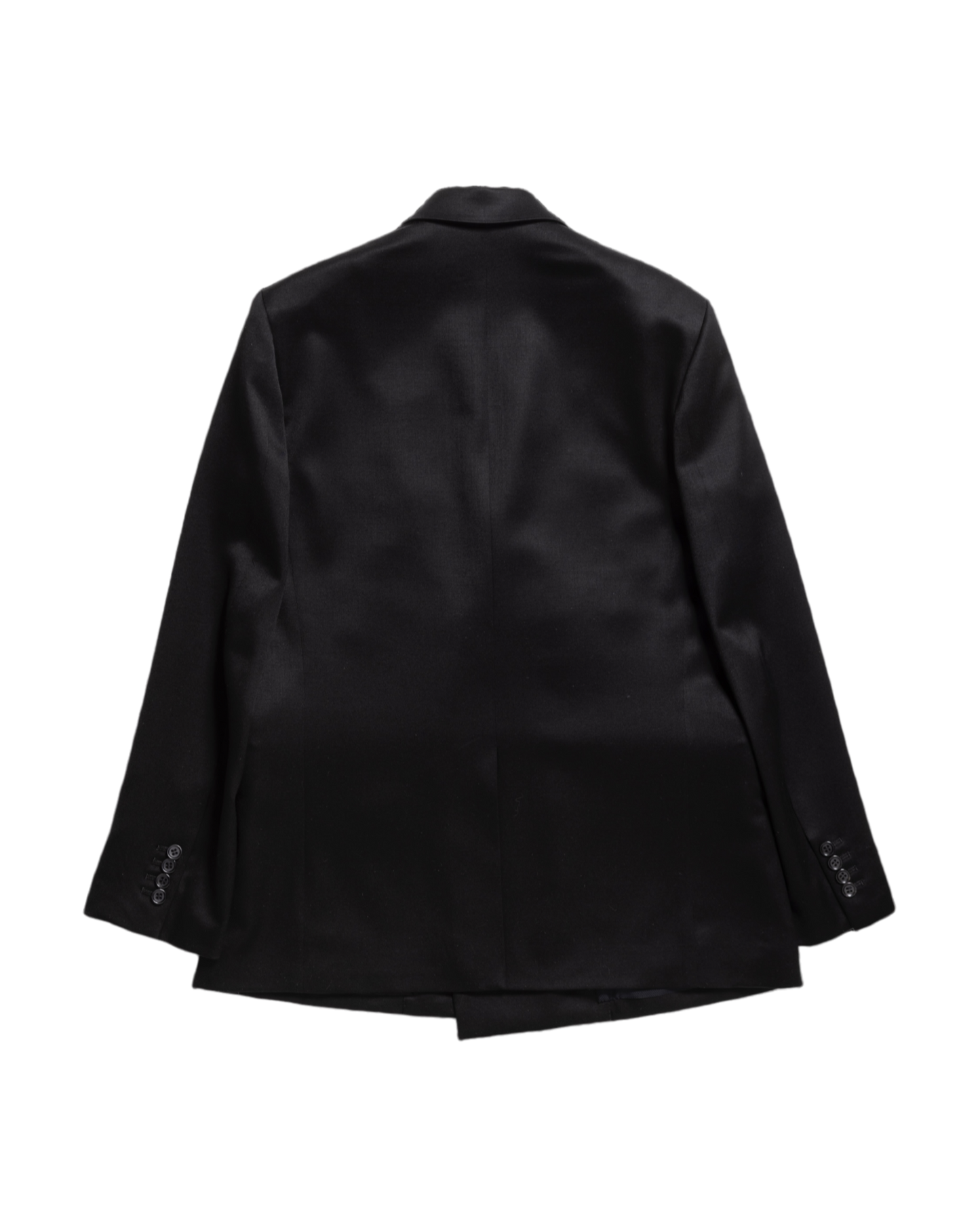 CLASSICAL DOUBLE BREASTED JACKET -WOOL SATIN-