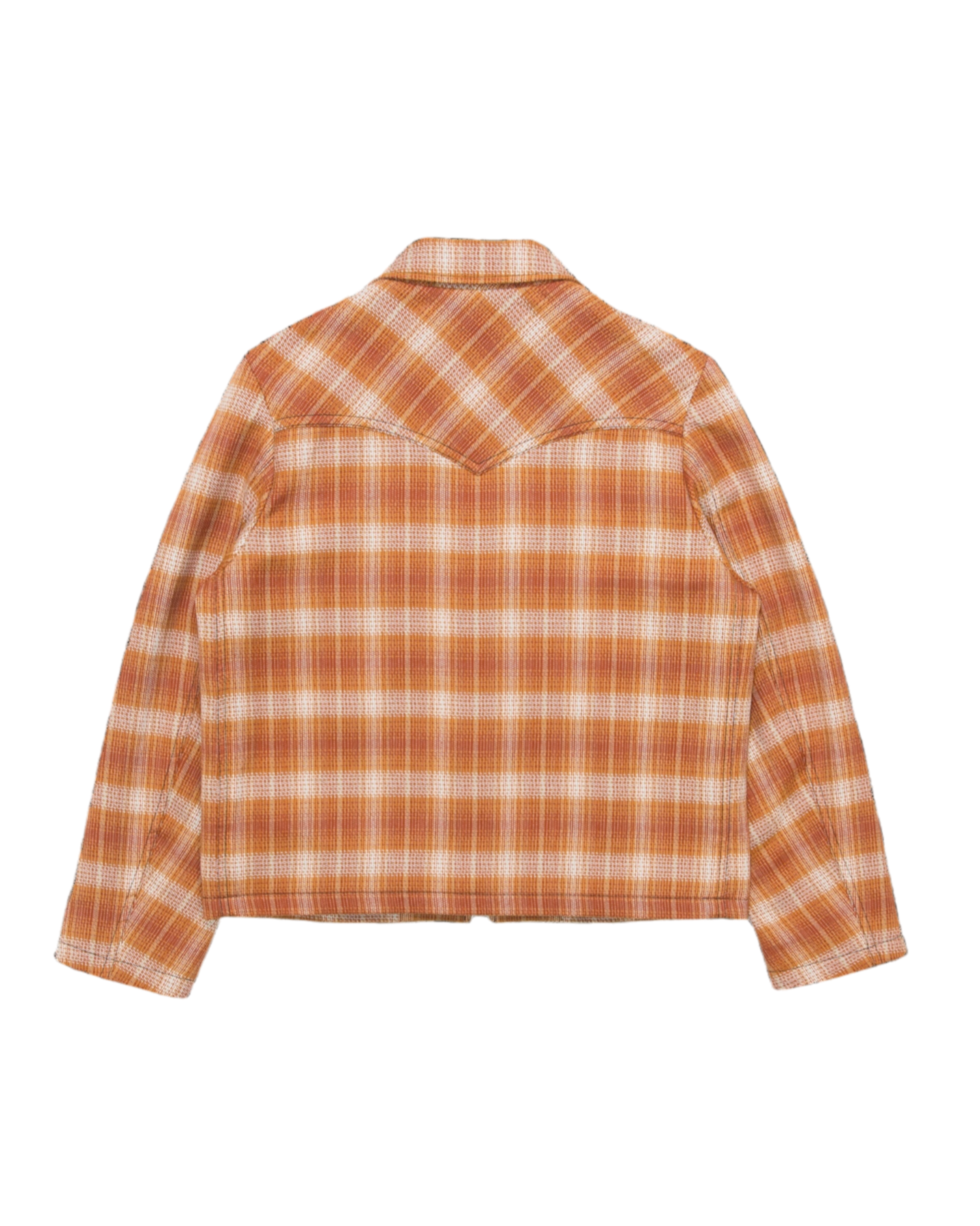 WESTERN ZIP JACKET -OMBRE CHECK COTTON-