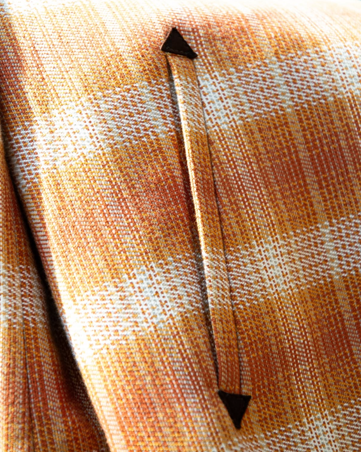 WESTERN ZIP JACKET -OMBRE CHECK COTTON-