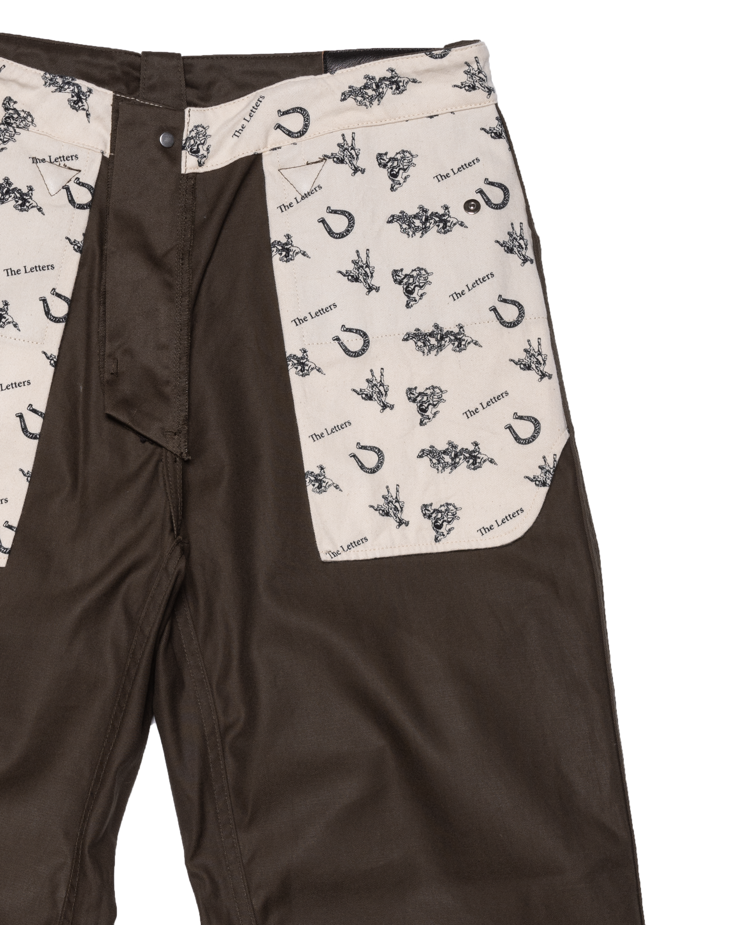 WESTERN RANCH TROUSERS -COTTON TWILL-