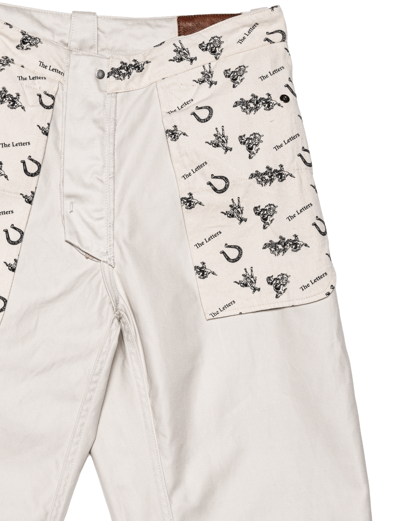 WESTERN RANCH TROUSERS -COTTON TWILL-