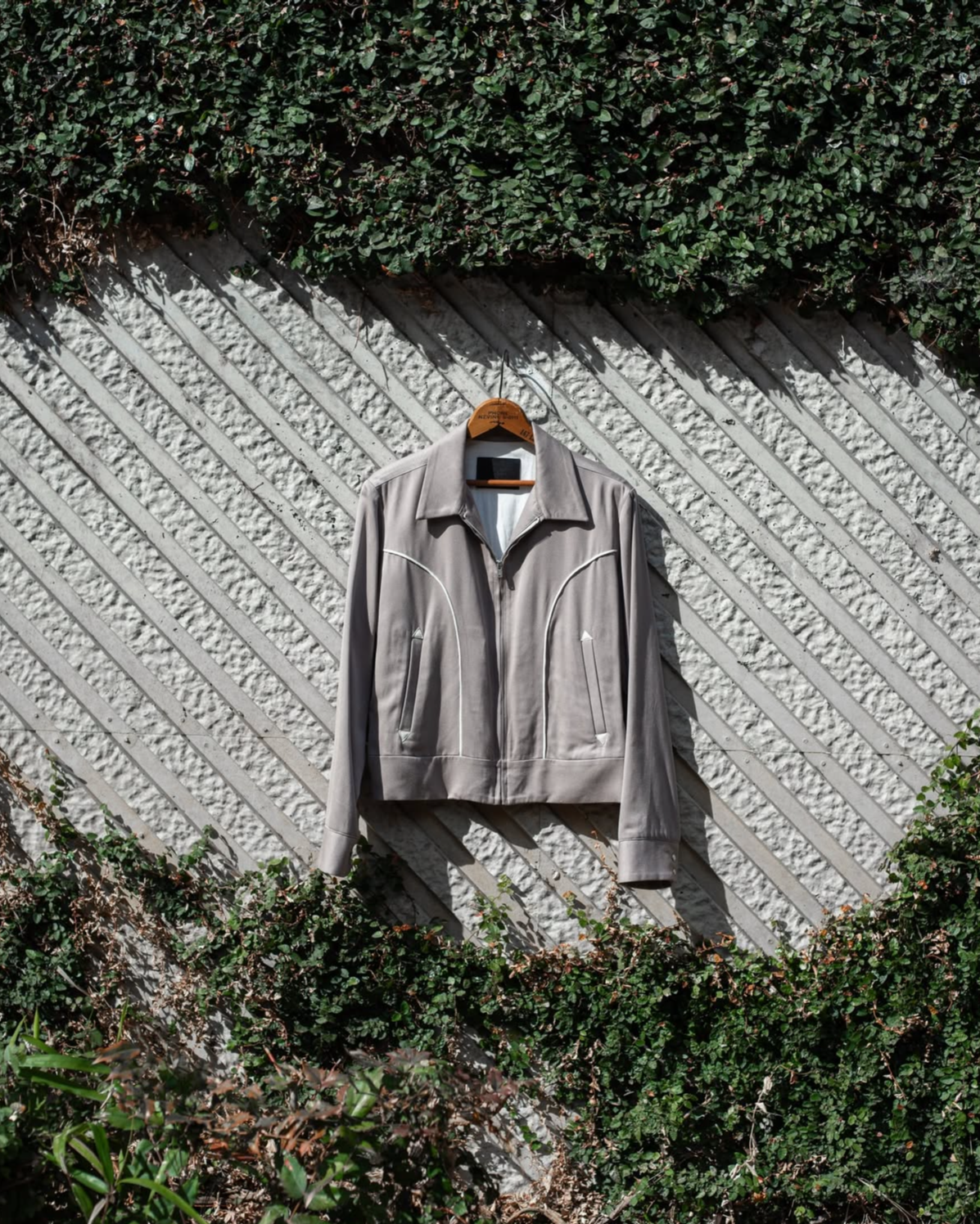 BOLERO ZIP JACKET -RAYON GABARDINE-