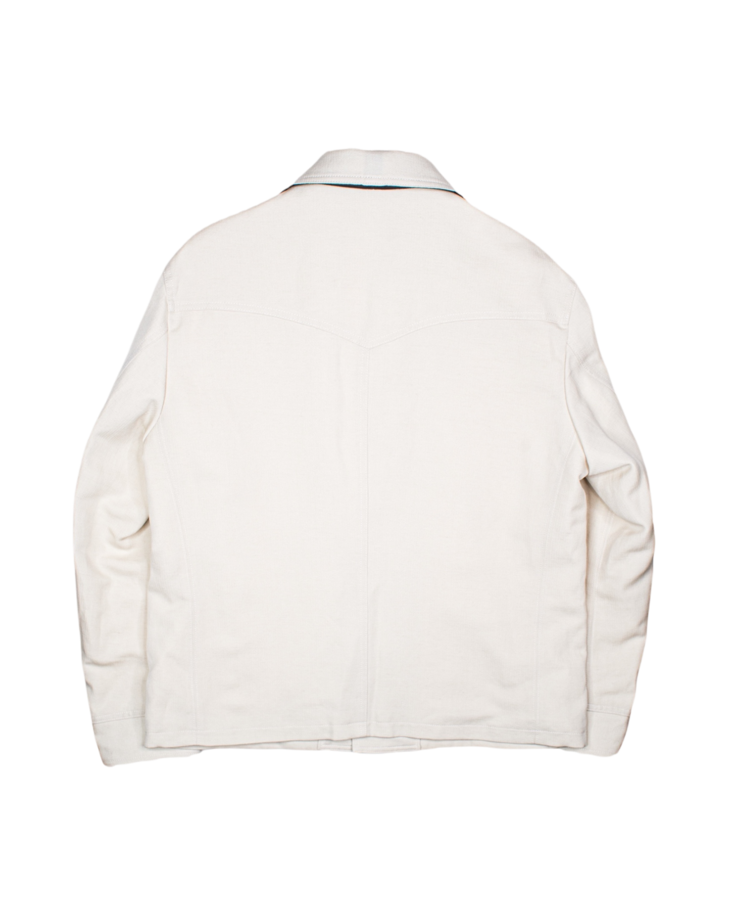 CAR COAT -WOOL LINEN HERRINGBONE-