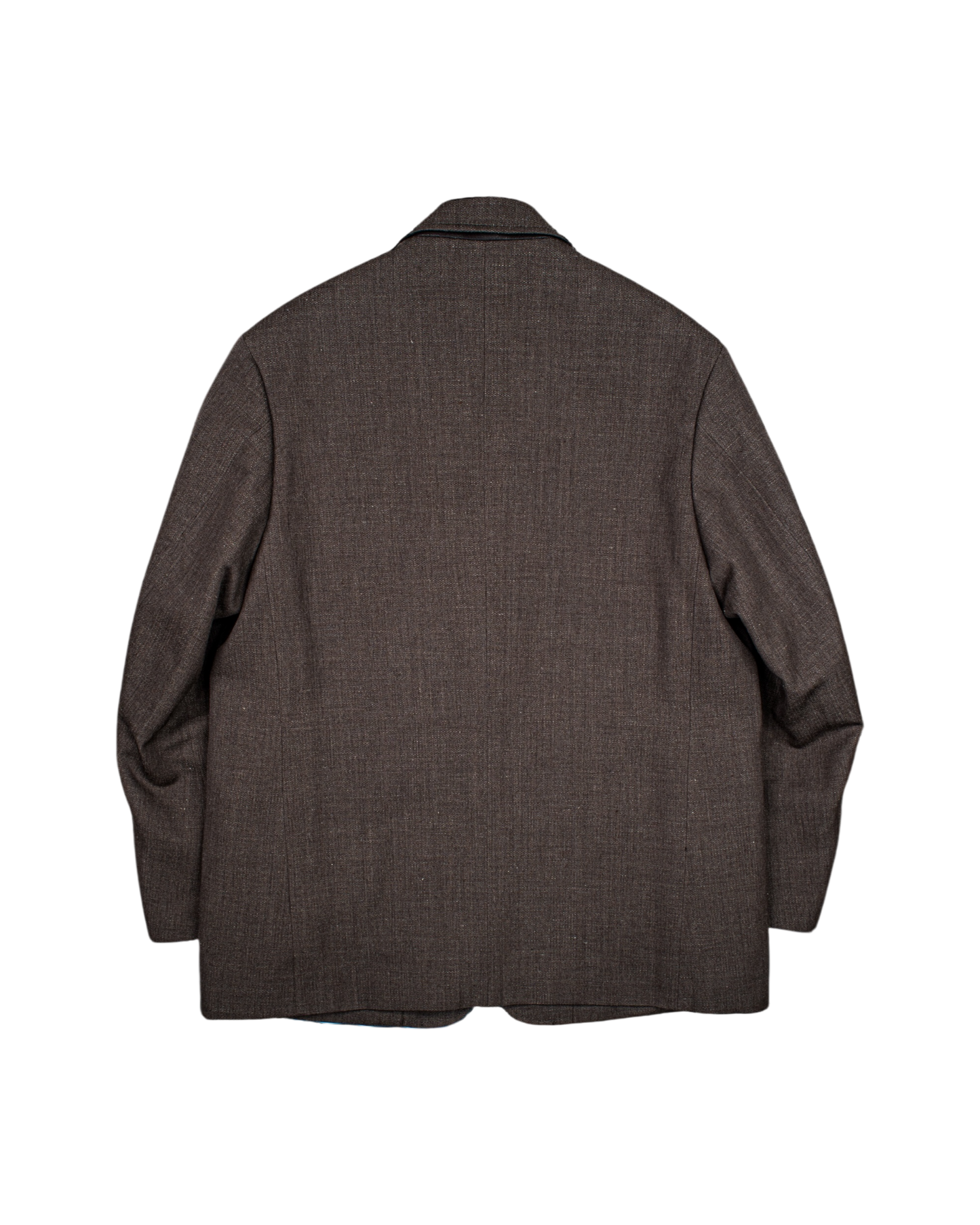 SACK JACKET -WOOL LINEN HERRINGBONE-
