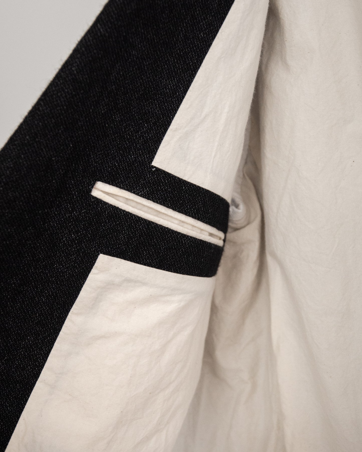 SACK JACKET -WOOL LINEN TWEED-