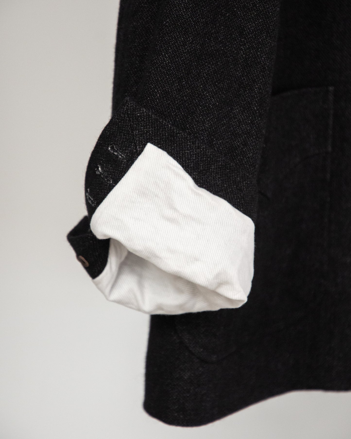 SACK JACKET -WOOL LINEN TWEED-