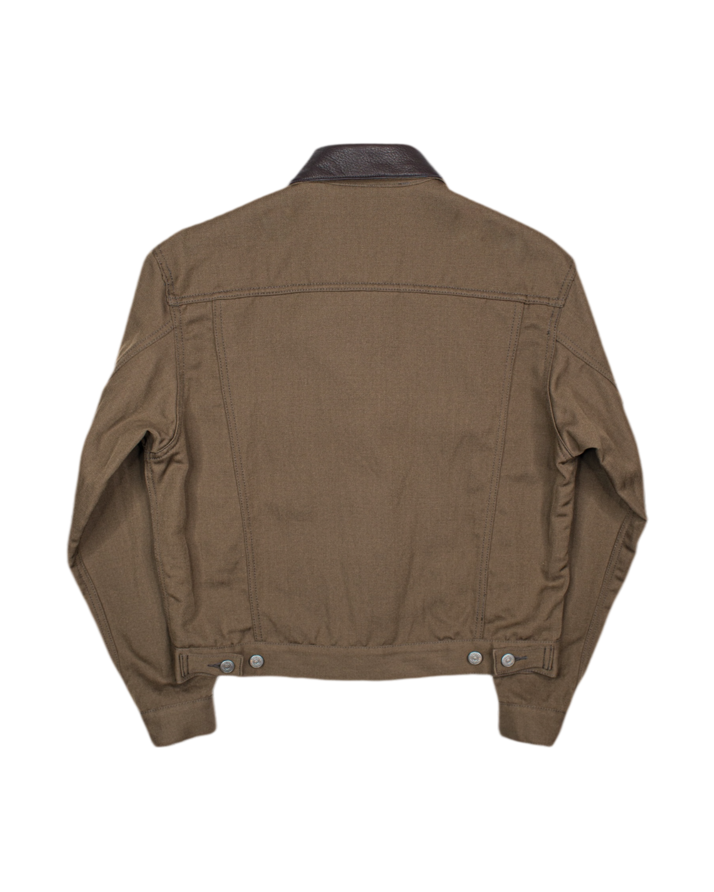 TRUCKER JACKET -WOOL LINEN TWILL-