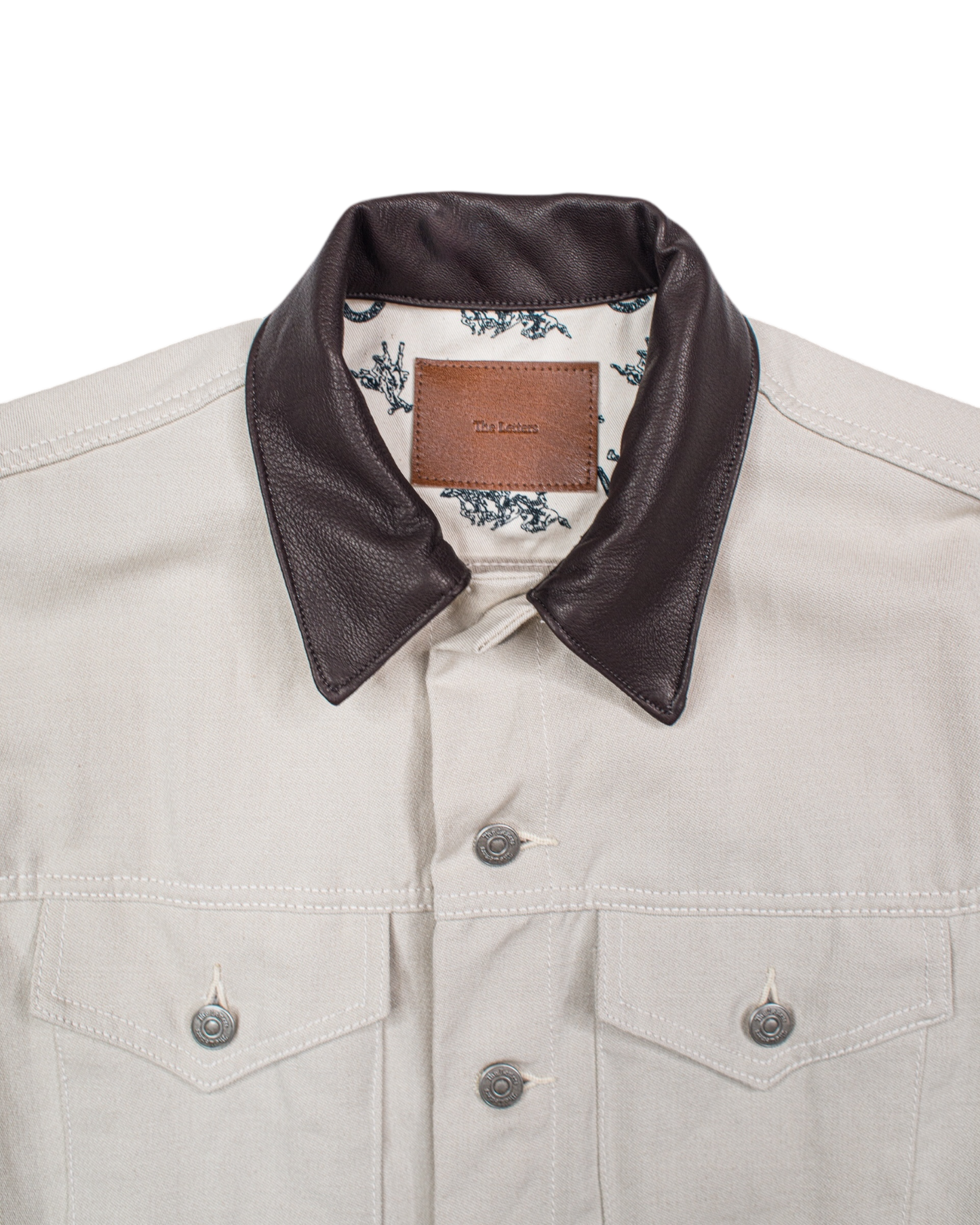 TRUCKER JACKET -WOOL LINEN TWILL-