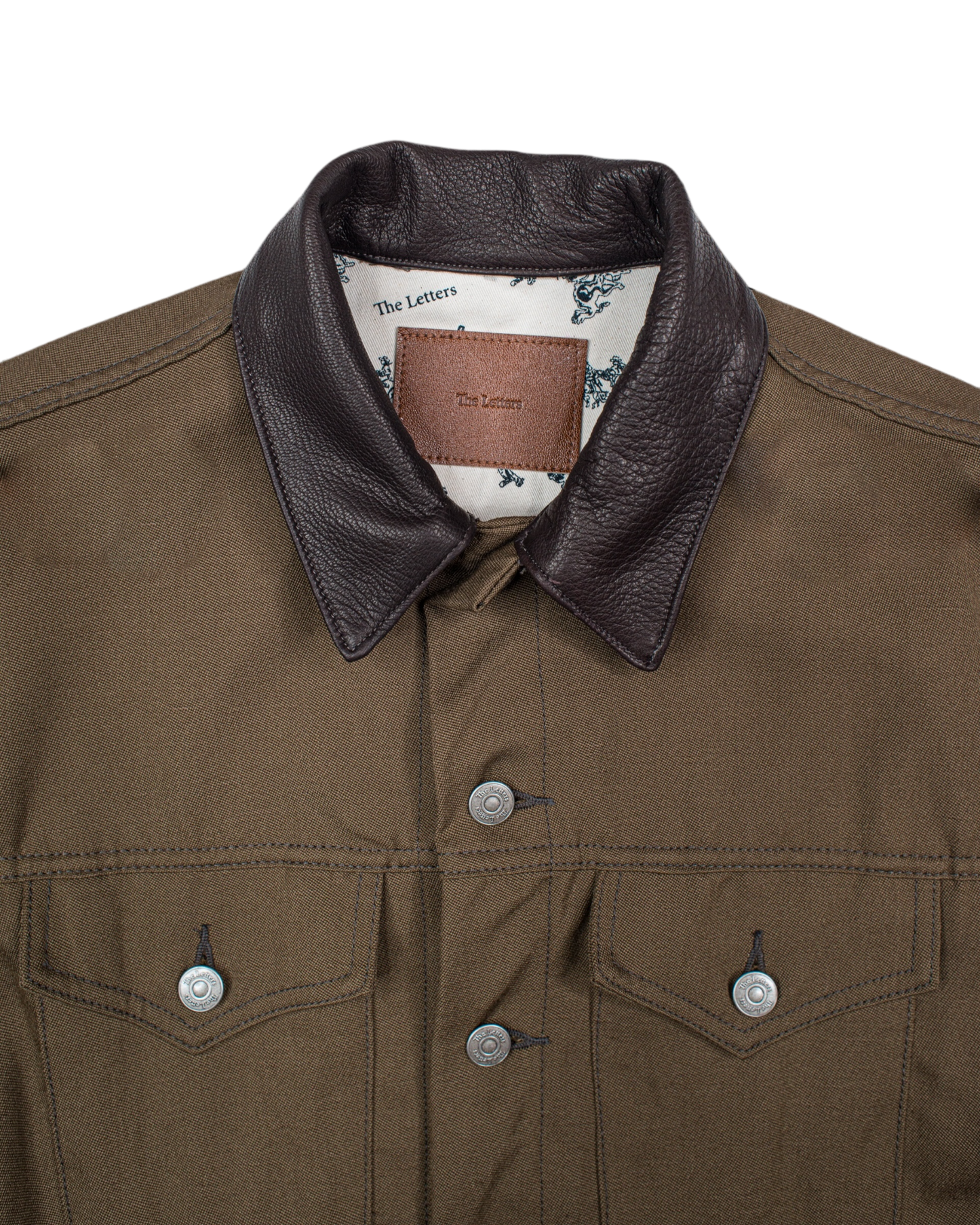 TRUCKER JACKET -WOOL LINEN TWILL-