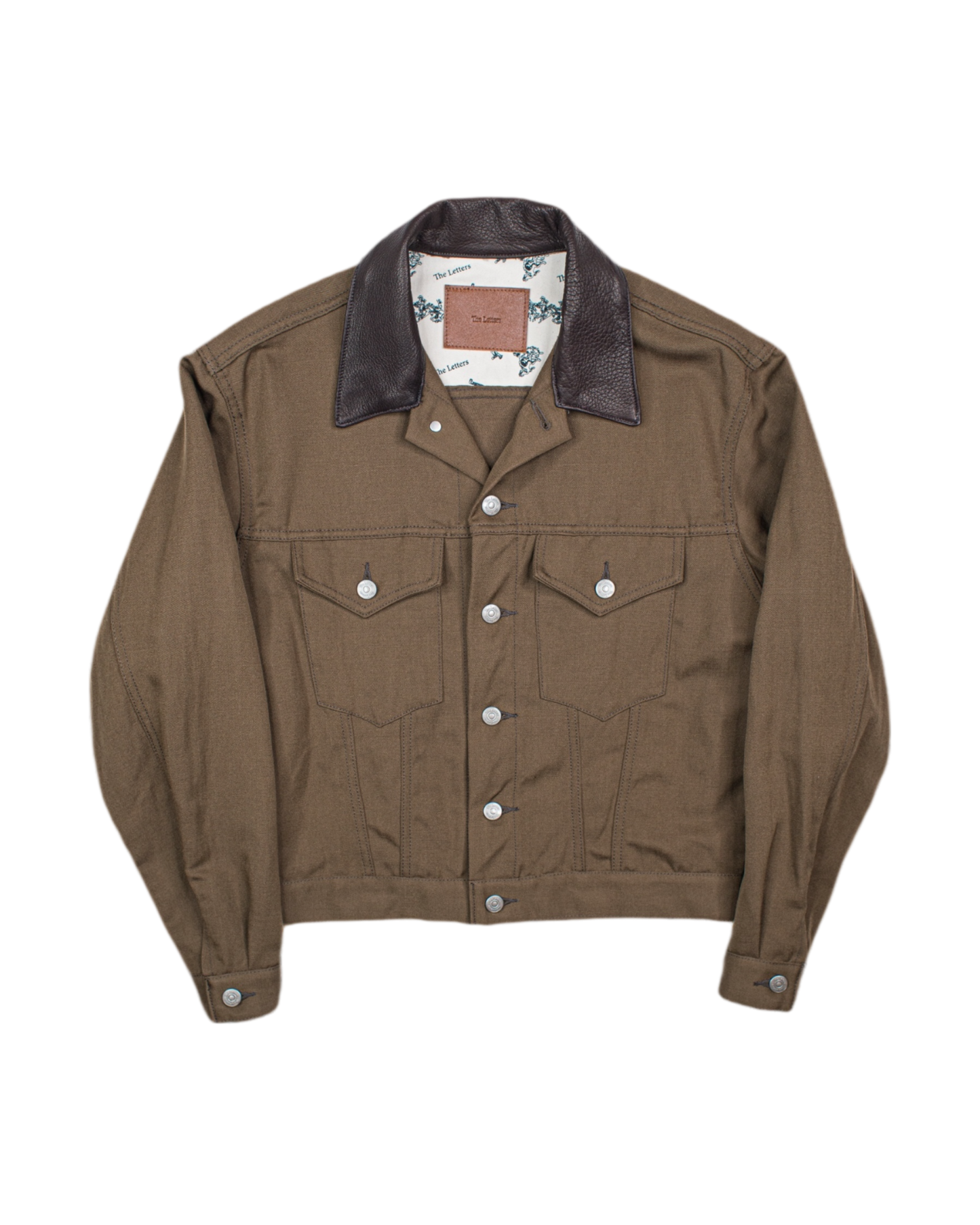 TRUCKER JACKET -WOOL LINEN TWILL-