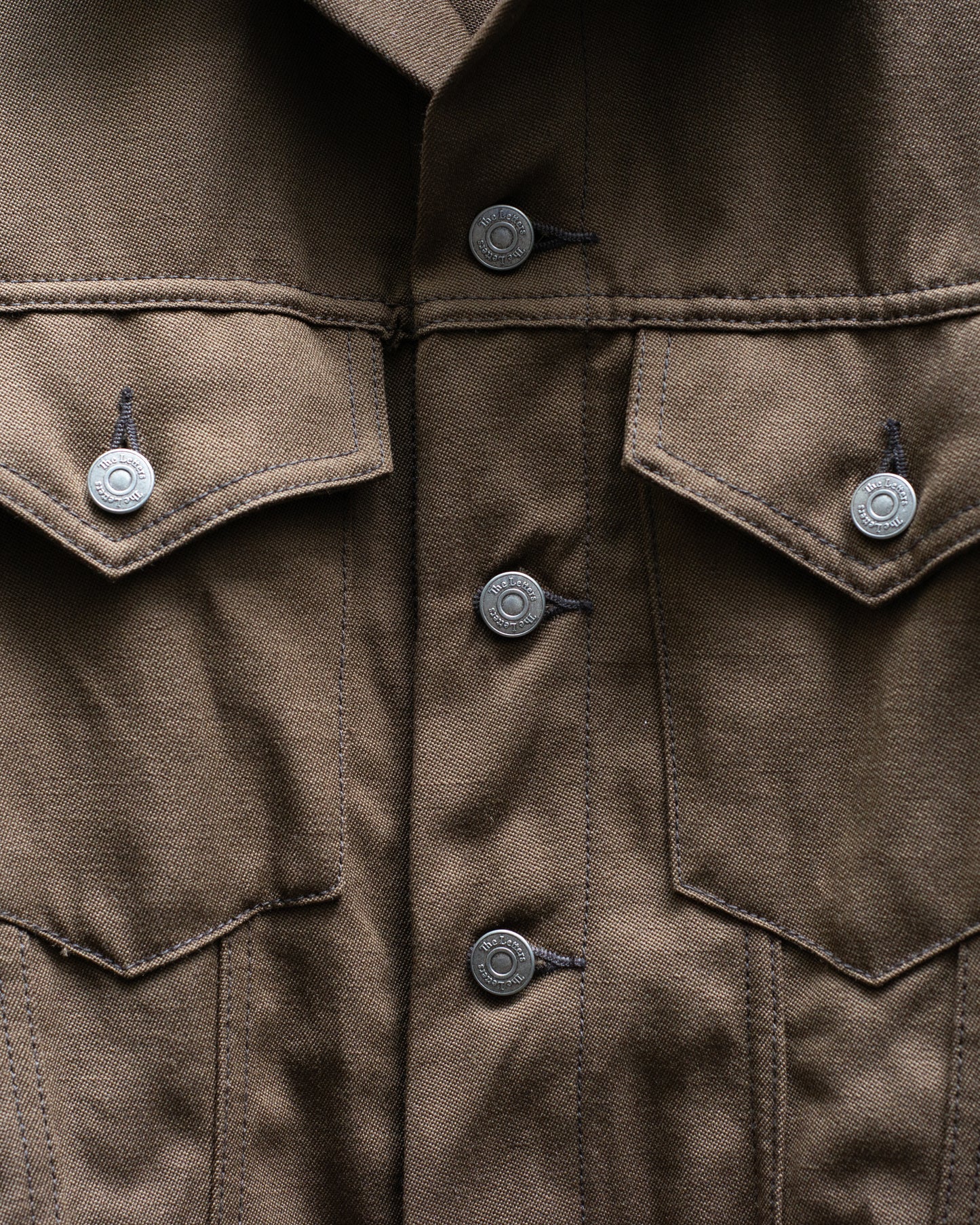 TRUCKER JACKET -WOOL LINEN TWILL-