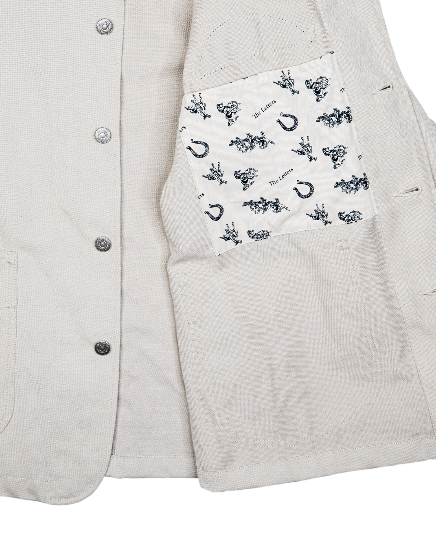 WORKERS JACKET -WOOL LINEN TWILL-