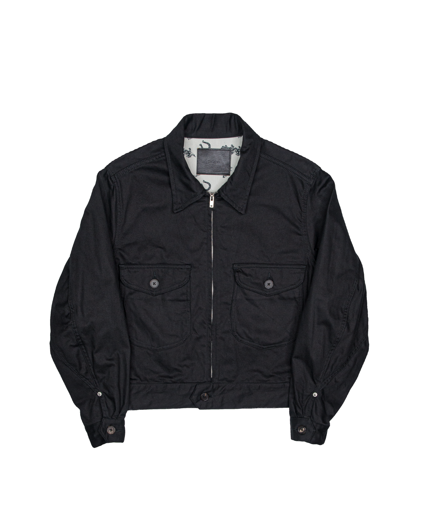WORKERS SHORT ZIP JACKET -COTTON TWILL-