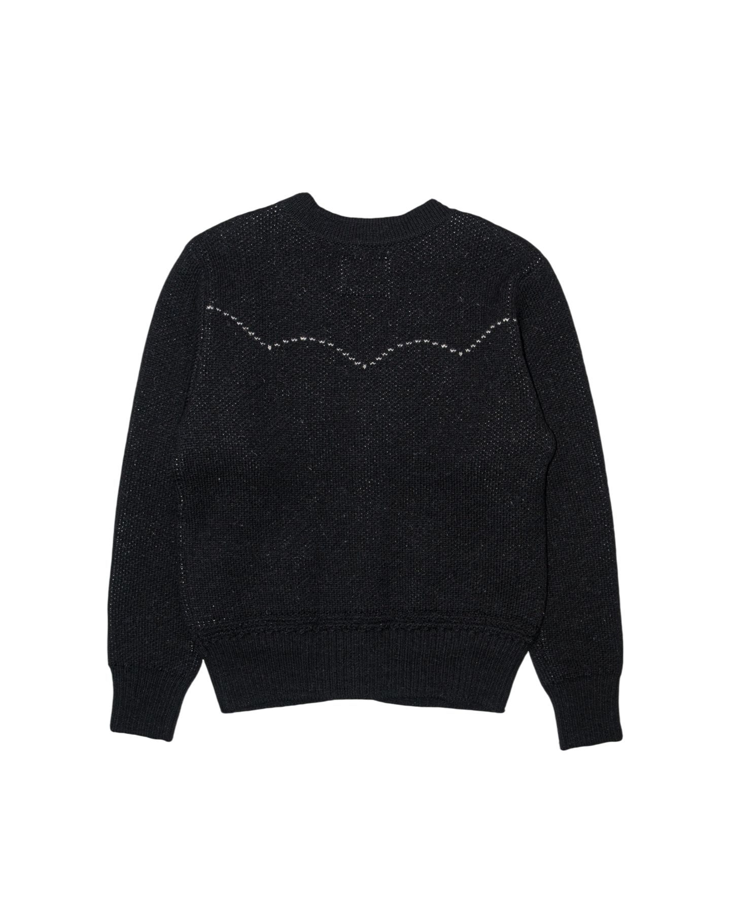 5G WESTERN CARDIGAN KNIT -SHETLAND WOOL LINEN-