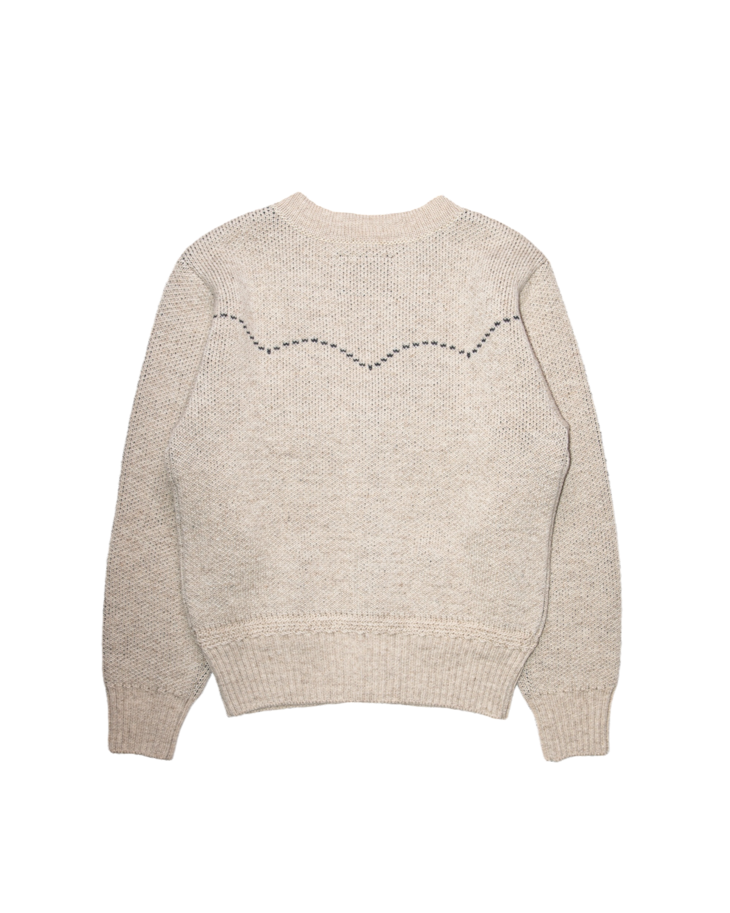 5G WESTERN CARDIGAN KNIT -SHETLAND WOOL LINEN-