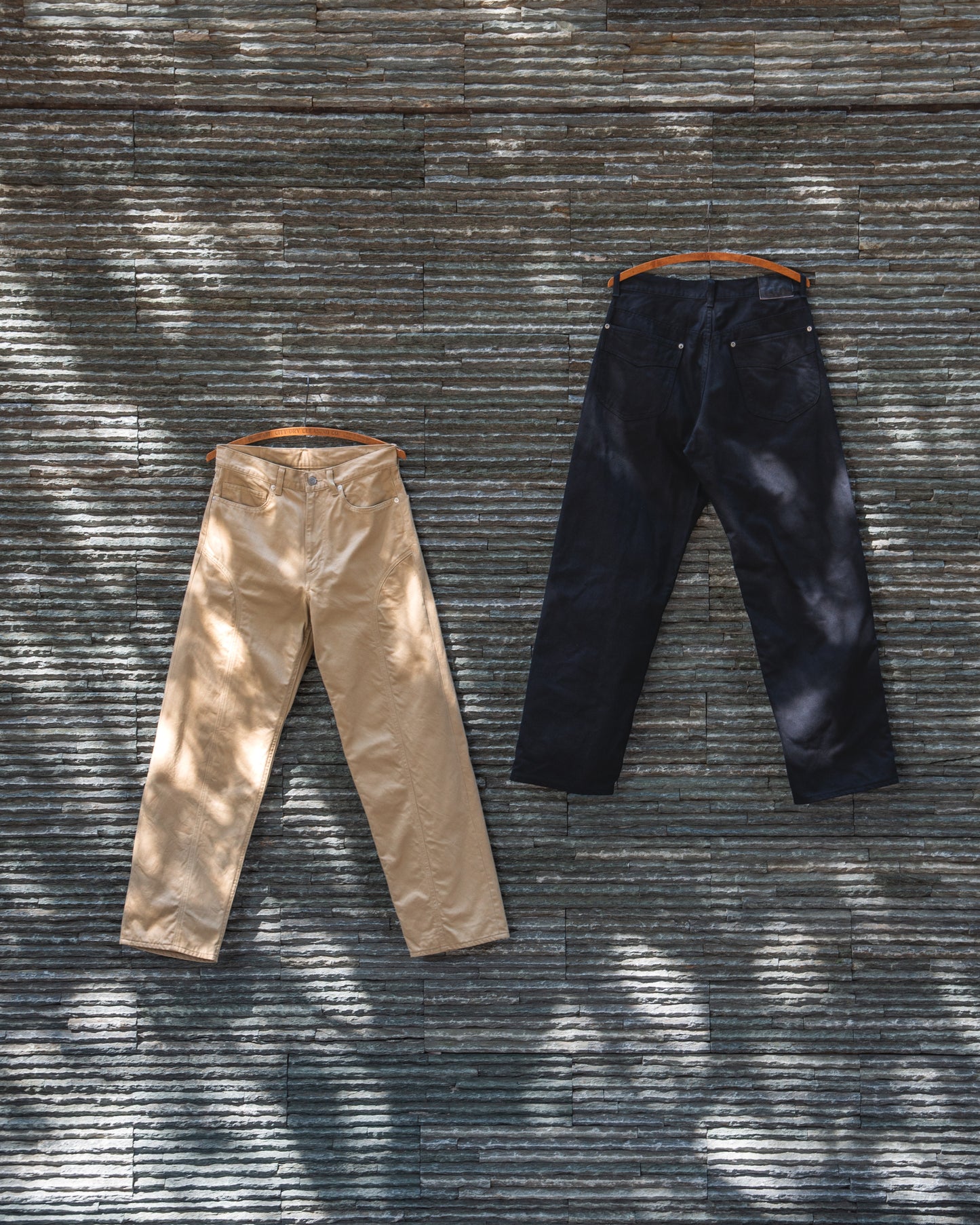 COW BOY 5 POCKET PANTS -COTTON TWILL-