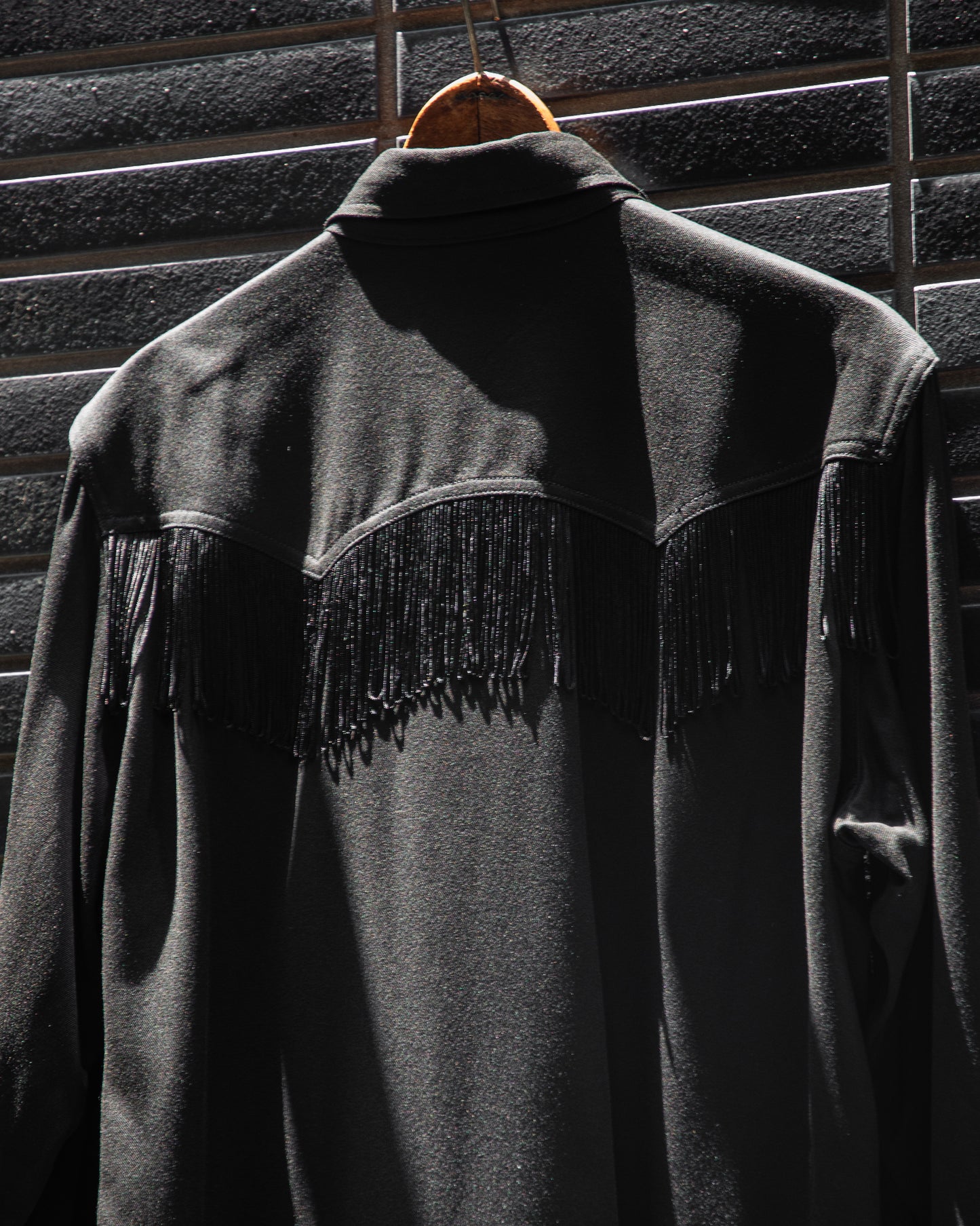 FRINGE WESTERN SHIRT -RAYON GABARDINE-
