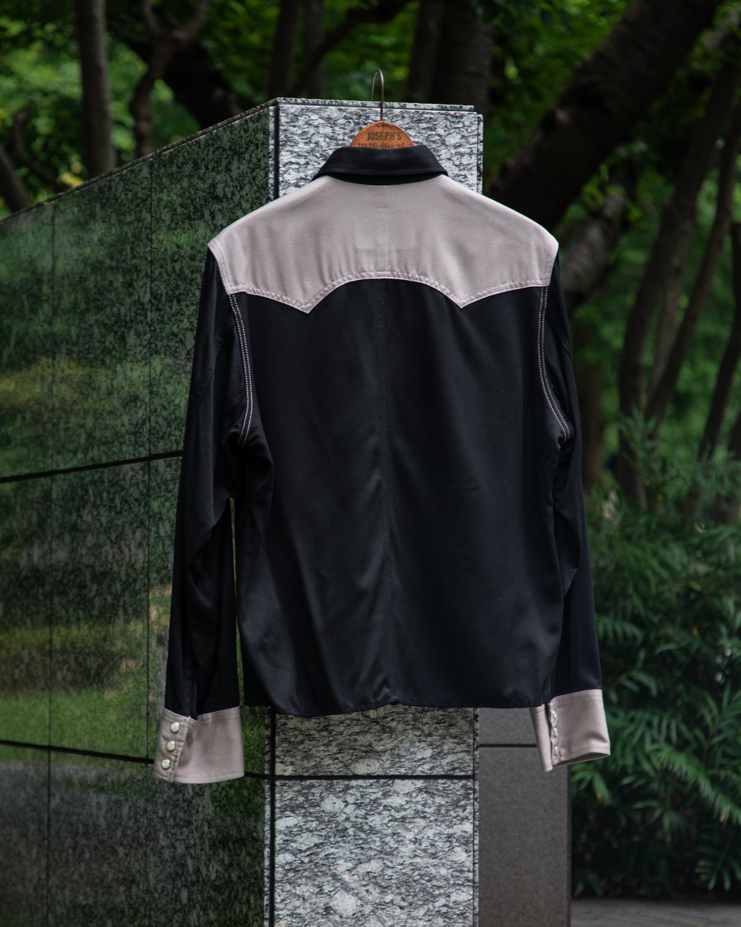 WESTERN SHORT SHIRT -RAYON GABARDINE-