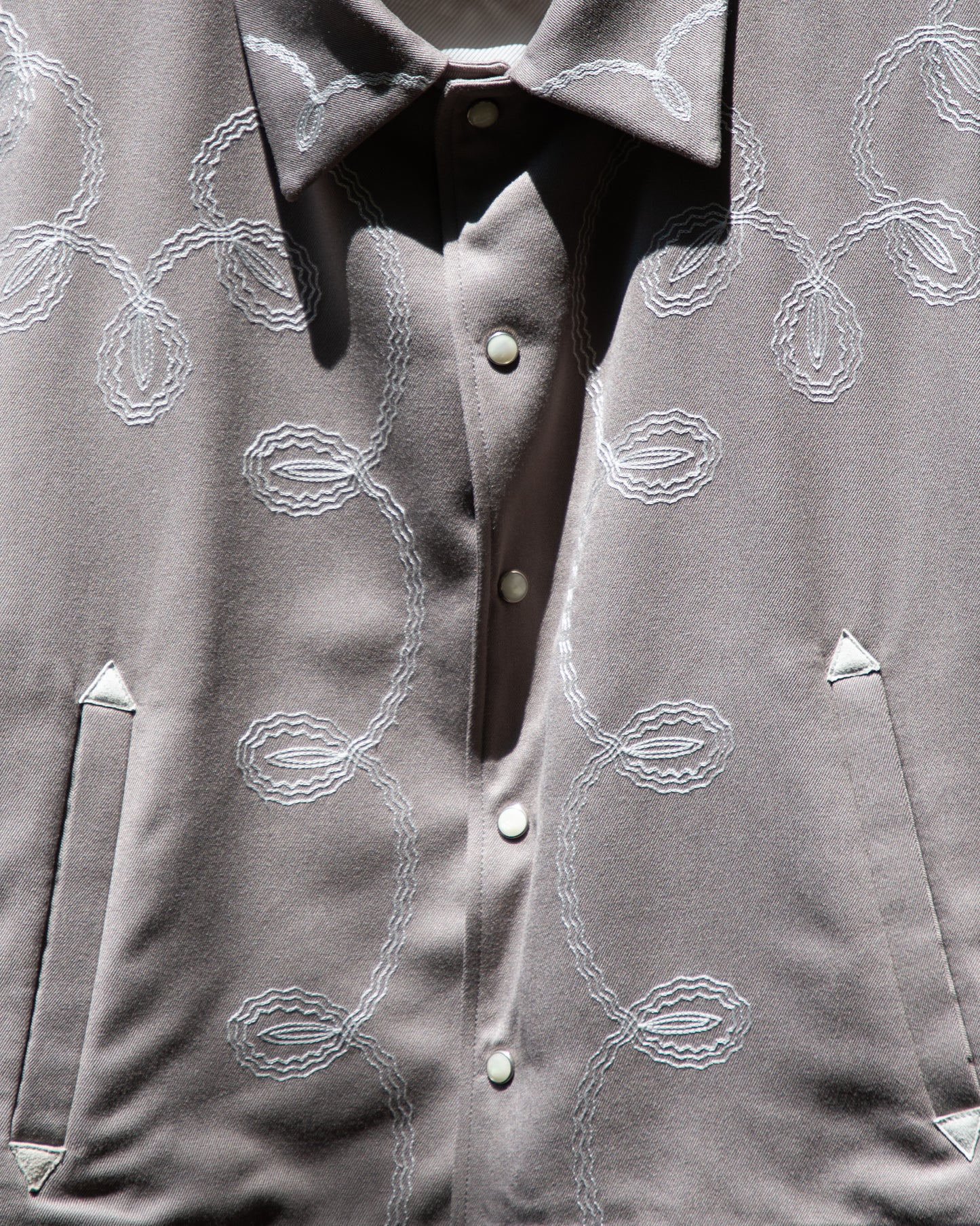 BOLERO EMBROIDERY JACKET -RAYON GABARDINE-