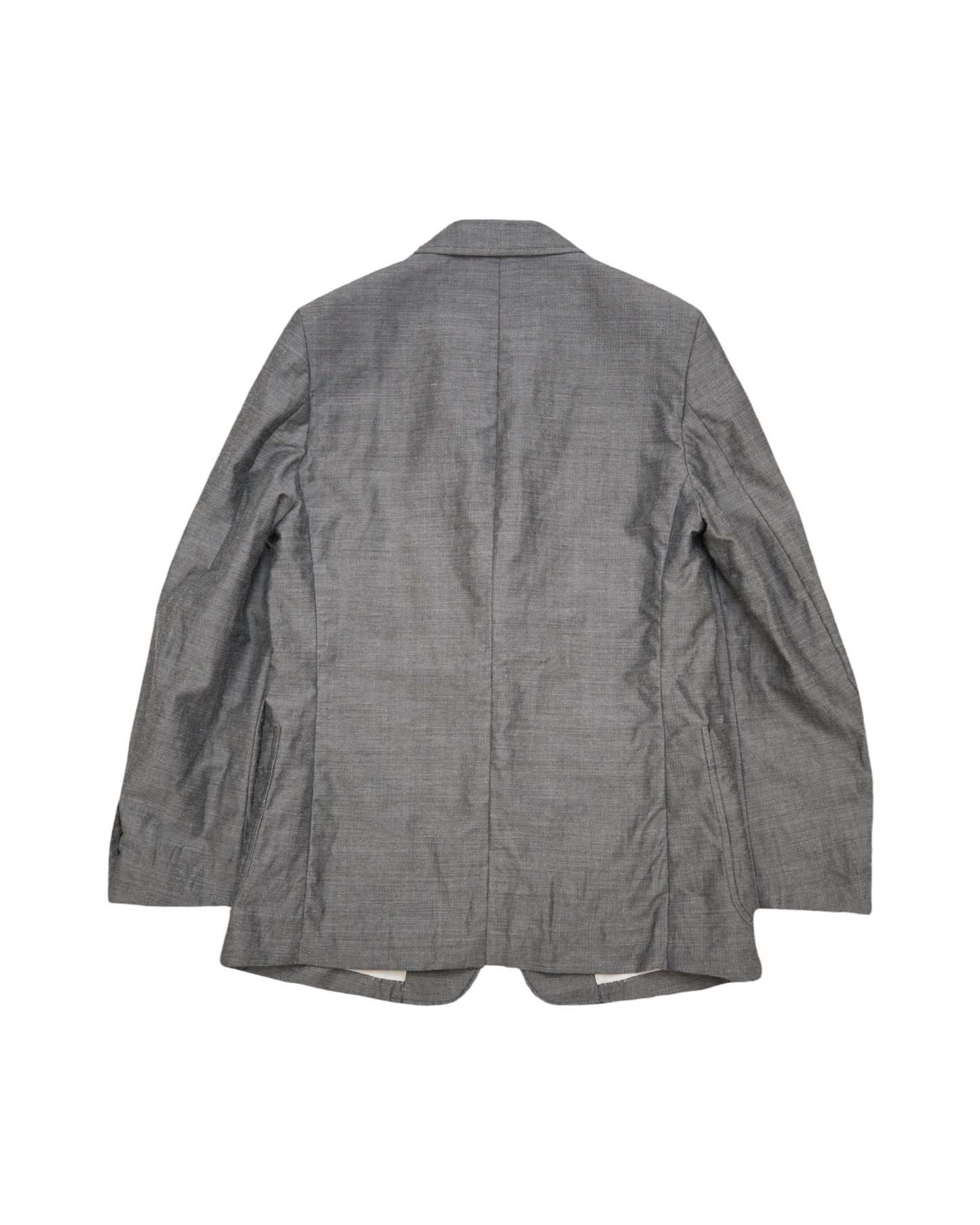 SINGLE BREASTED PACH POCKET JACKET - WOOL RAMIE MINI HB-