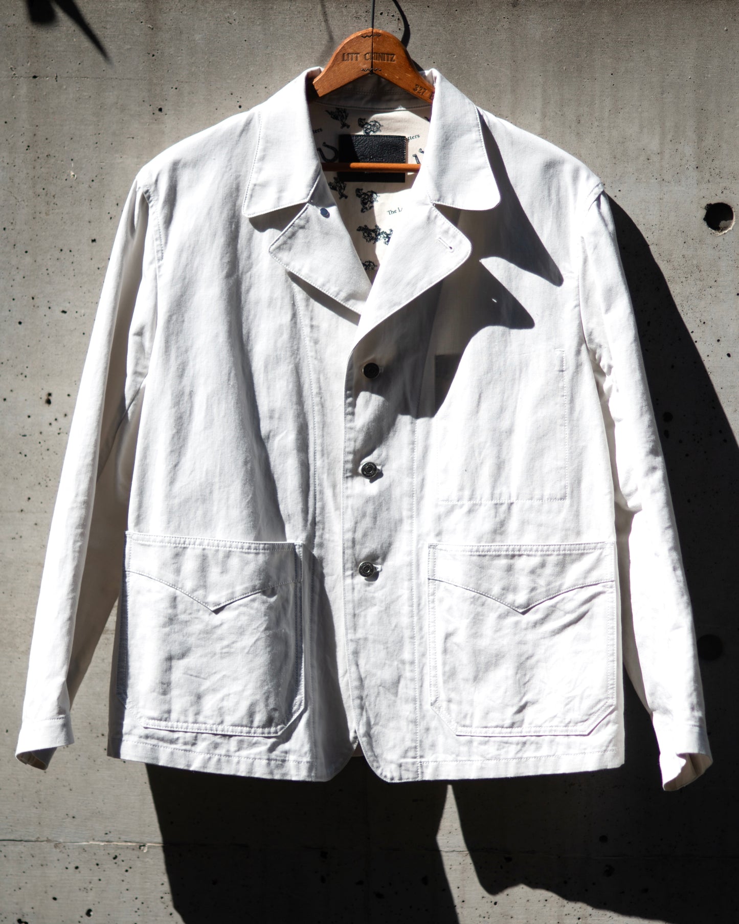 WORKERS JACKET -COTTON LINEN TWILL-