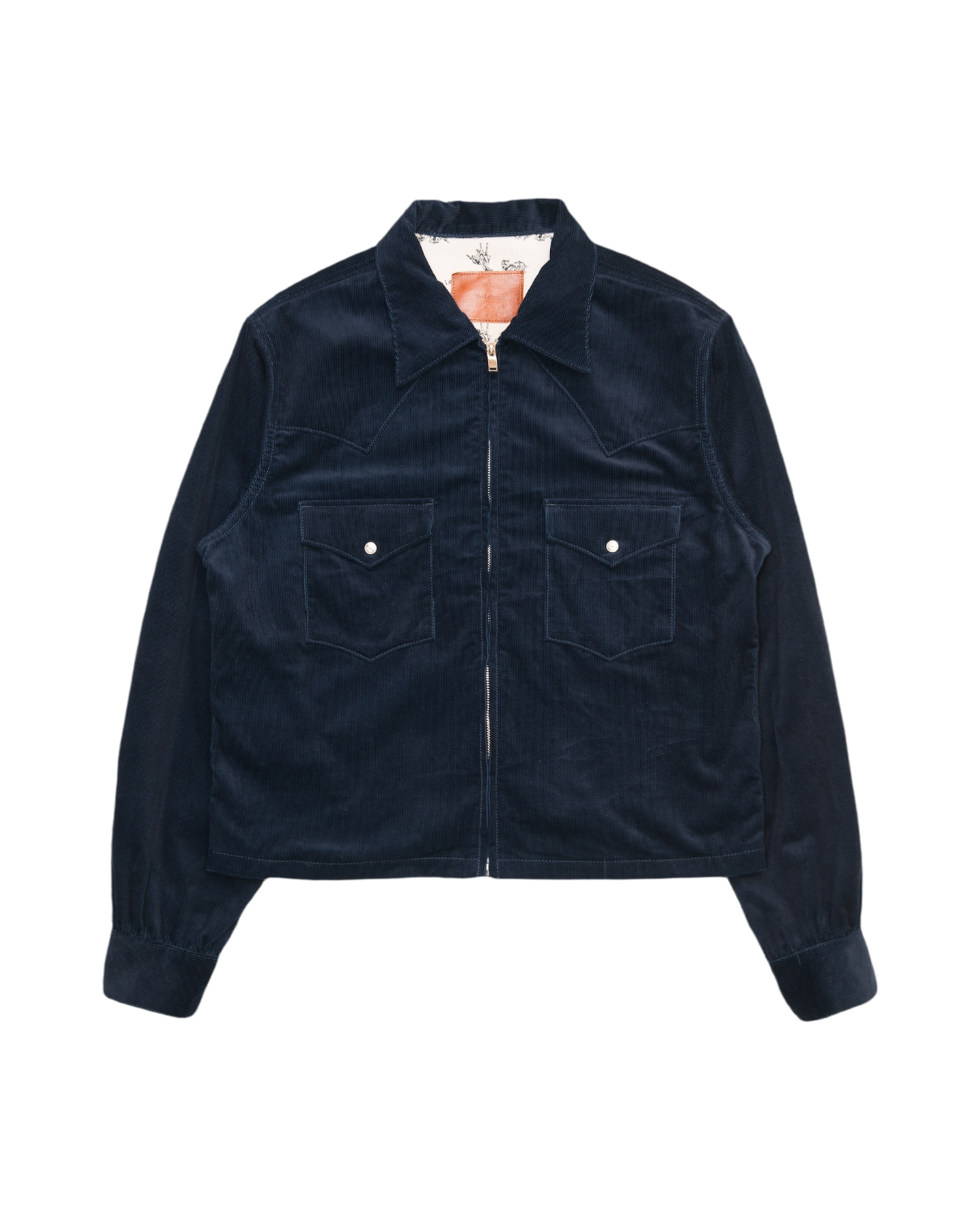 WESTERN SHORT RIB ZIP JACKET -COTTON CORDUROY-