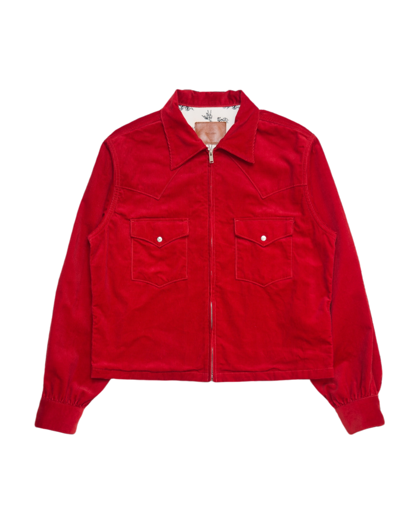 WESTERN SHORT RIB ZIP JACKET -COTTON CORDUROY-