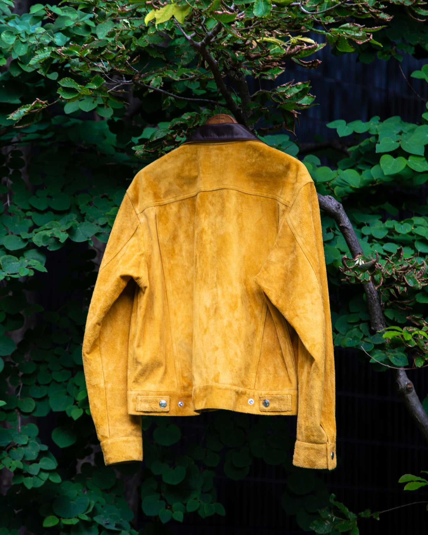 TRUCKER JACKET -HORSE SUEDE-