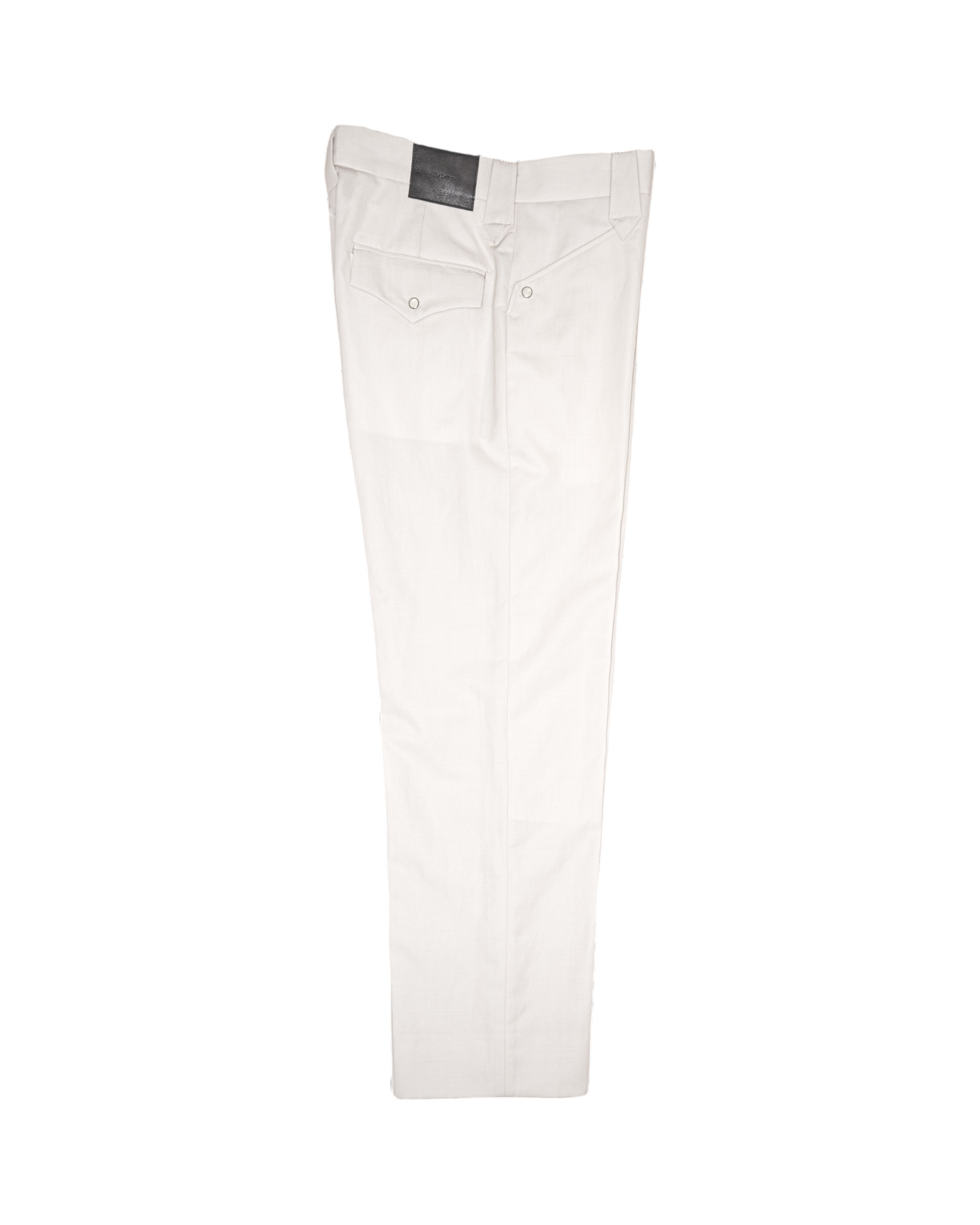WESTERN STRAIGHT TROUSERS -WOOL RAMIE MINI HB-