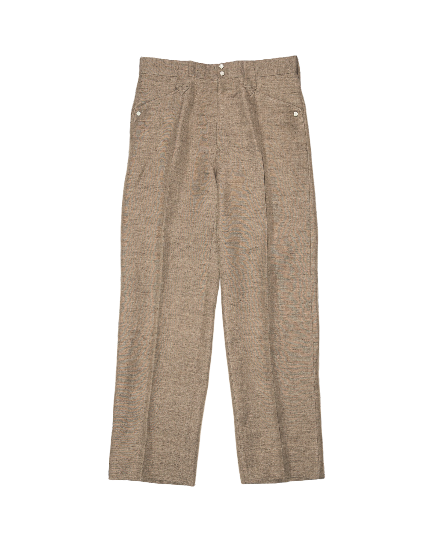 WESTERN STRAIGHT TROUSERS -RAYON RAMIE GABARDINE-