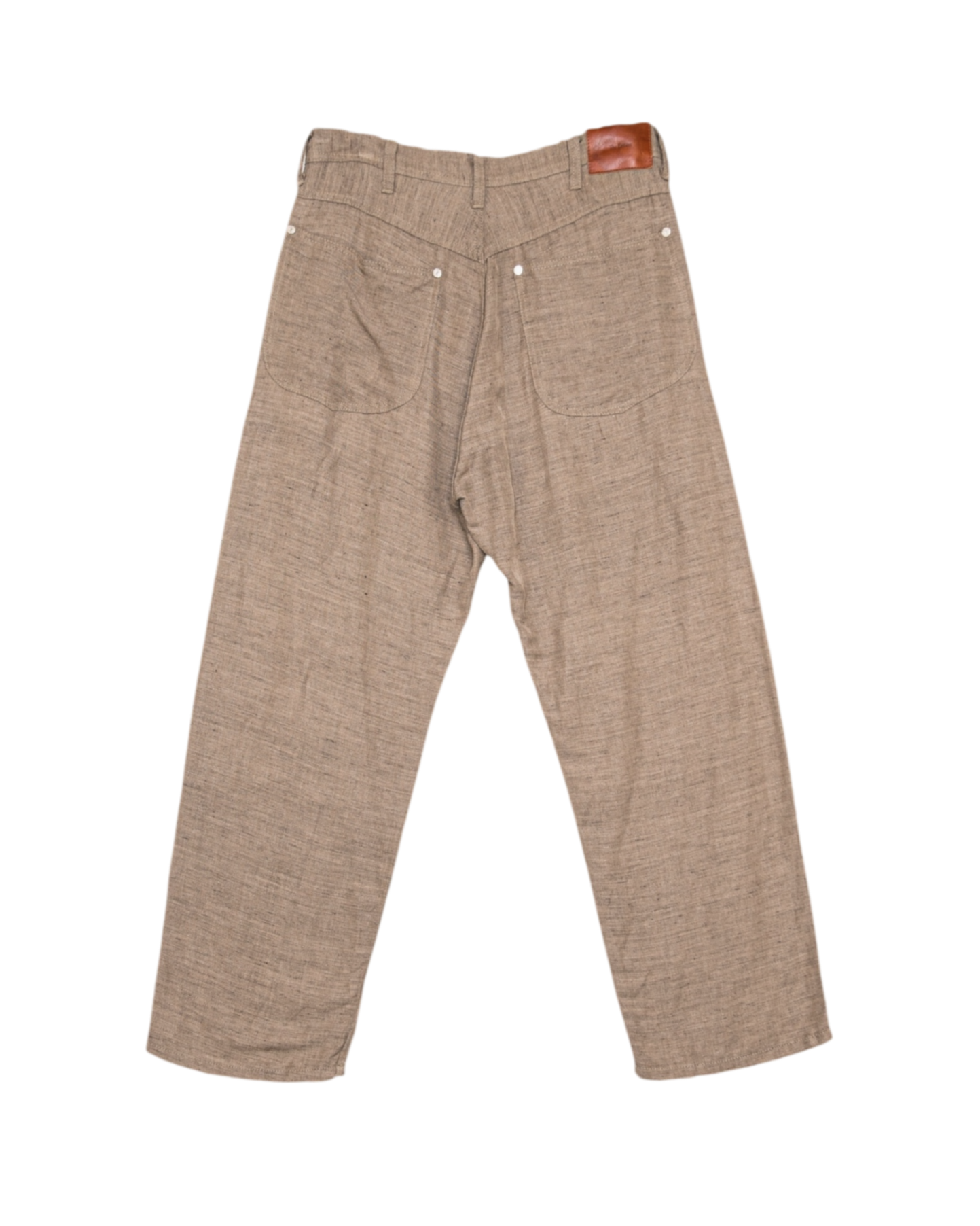 WORKERS WIDE PANTS -RAYON RAMIE GABARDINE-