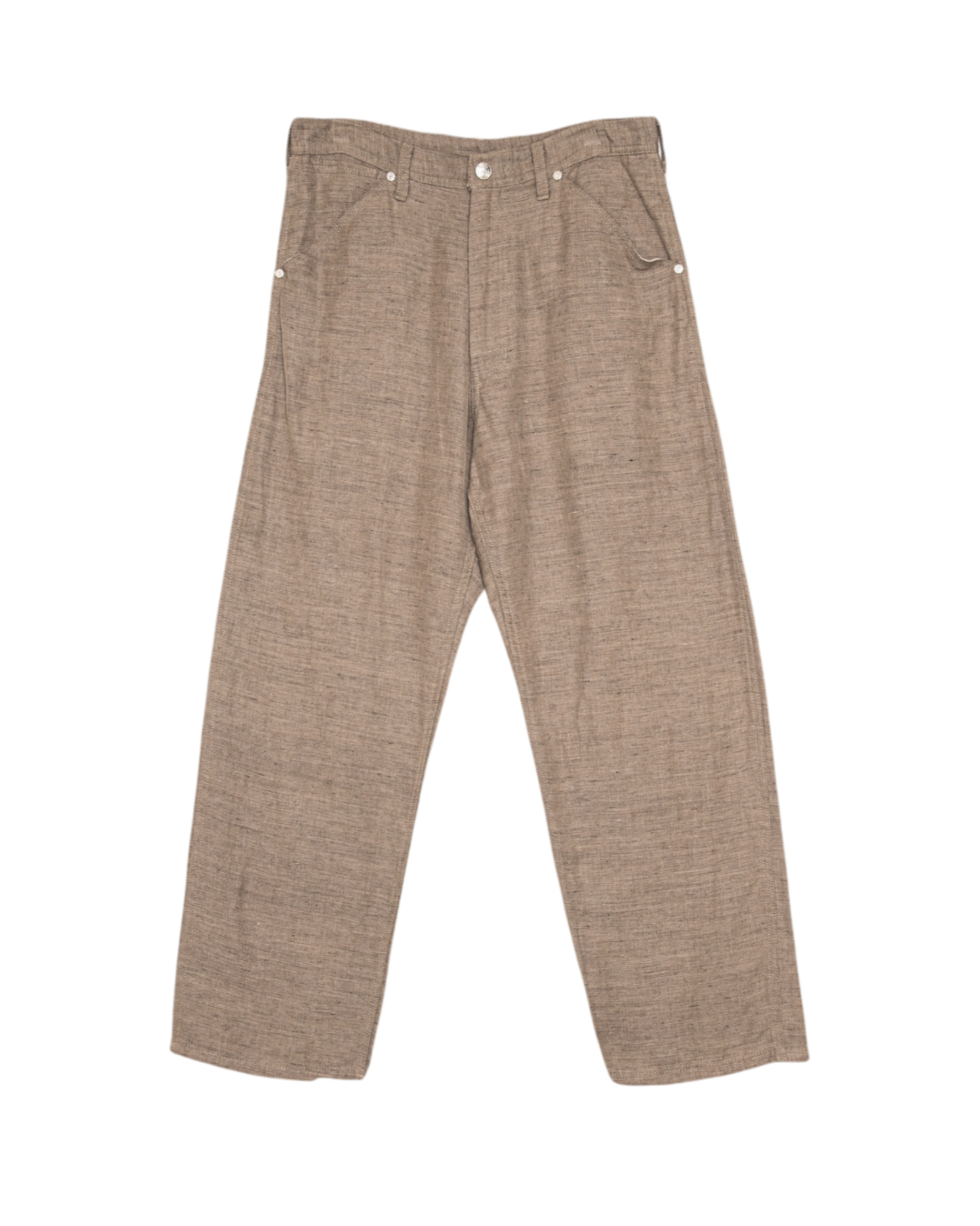 WORKERS WIDE PANTS -RAYON RAMIE GABARDINE-