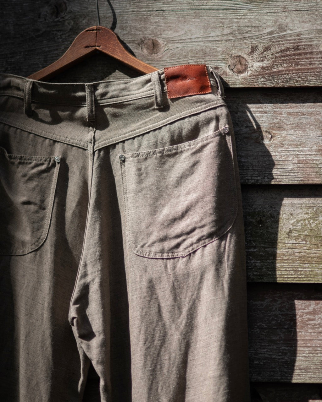 WORKERS WIDE PANTS -RAYON RAMIE GABARDINE-