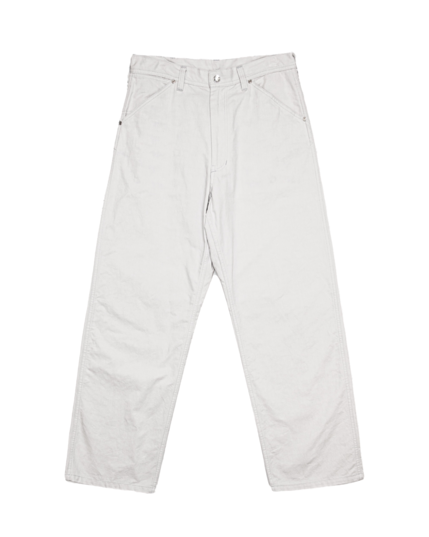 WORKERS WIDE PANTS -COTTON LINEN TWILL-