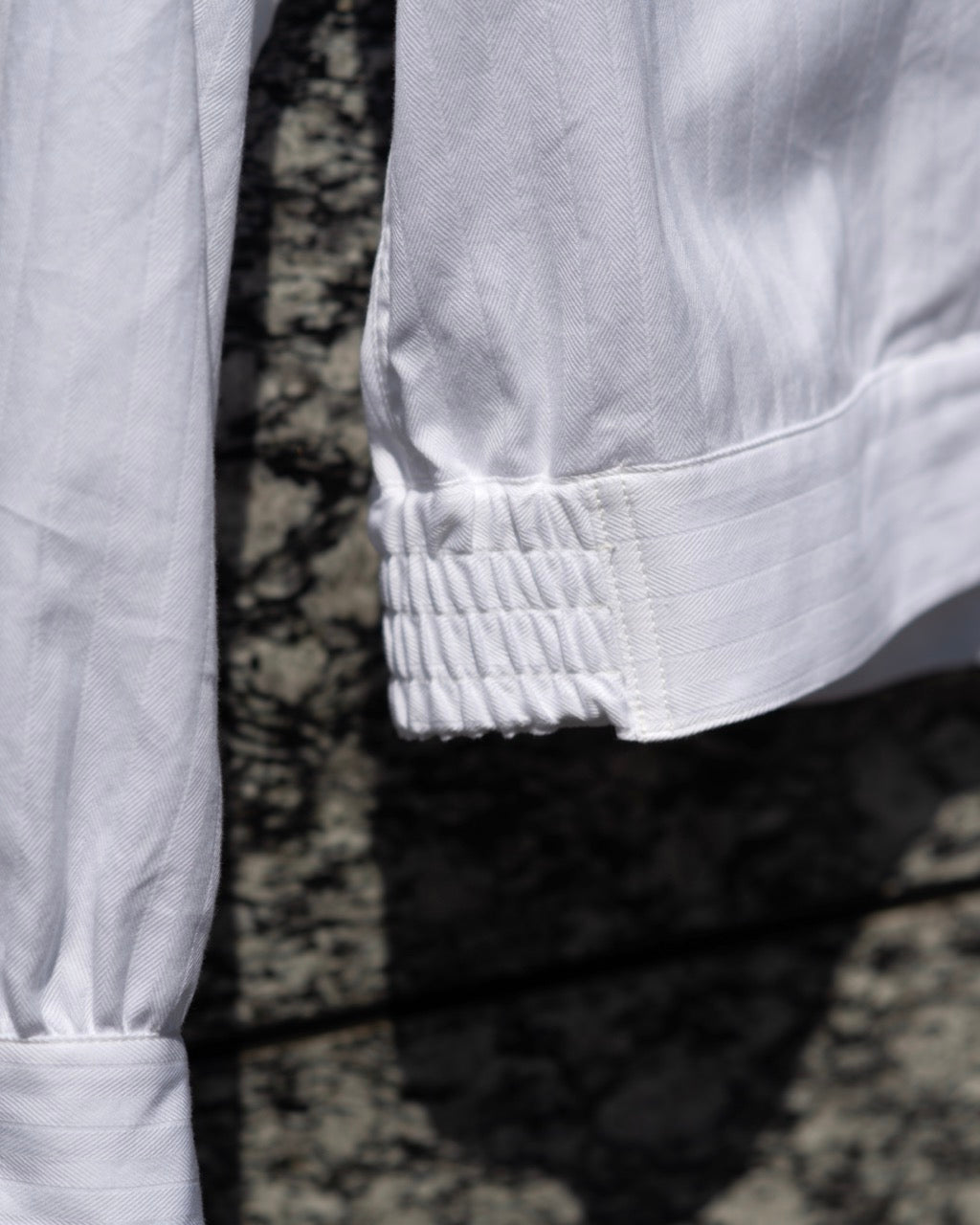 DEAN SHIRT -COTTON DOBBY HERRINGBONE-