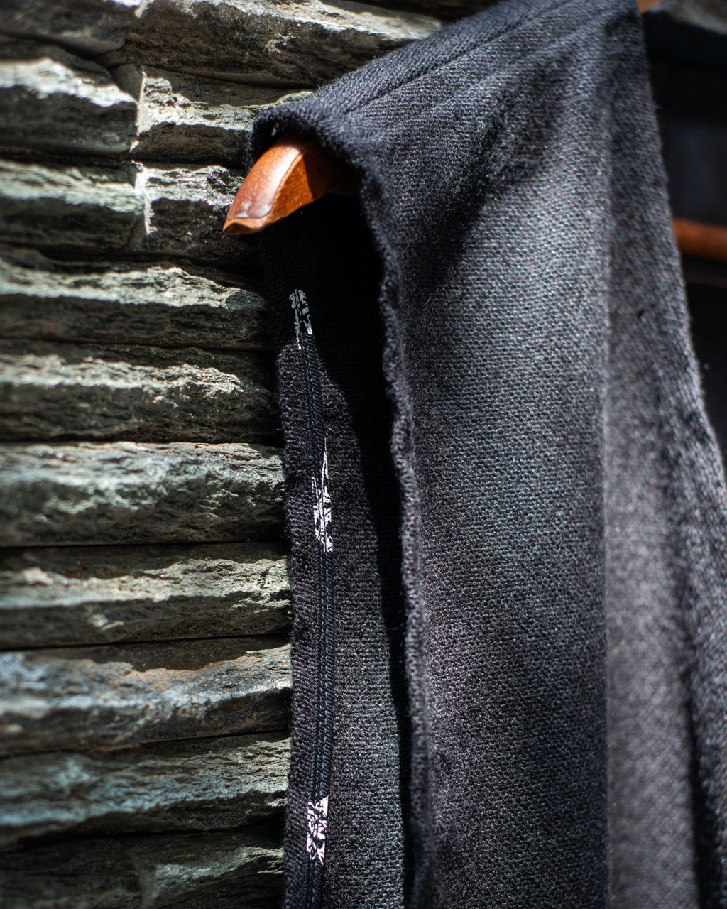 CONCHO VEST -BLANKET LINEN WOOL-