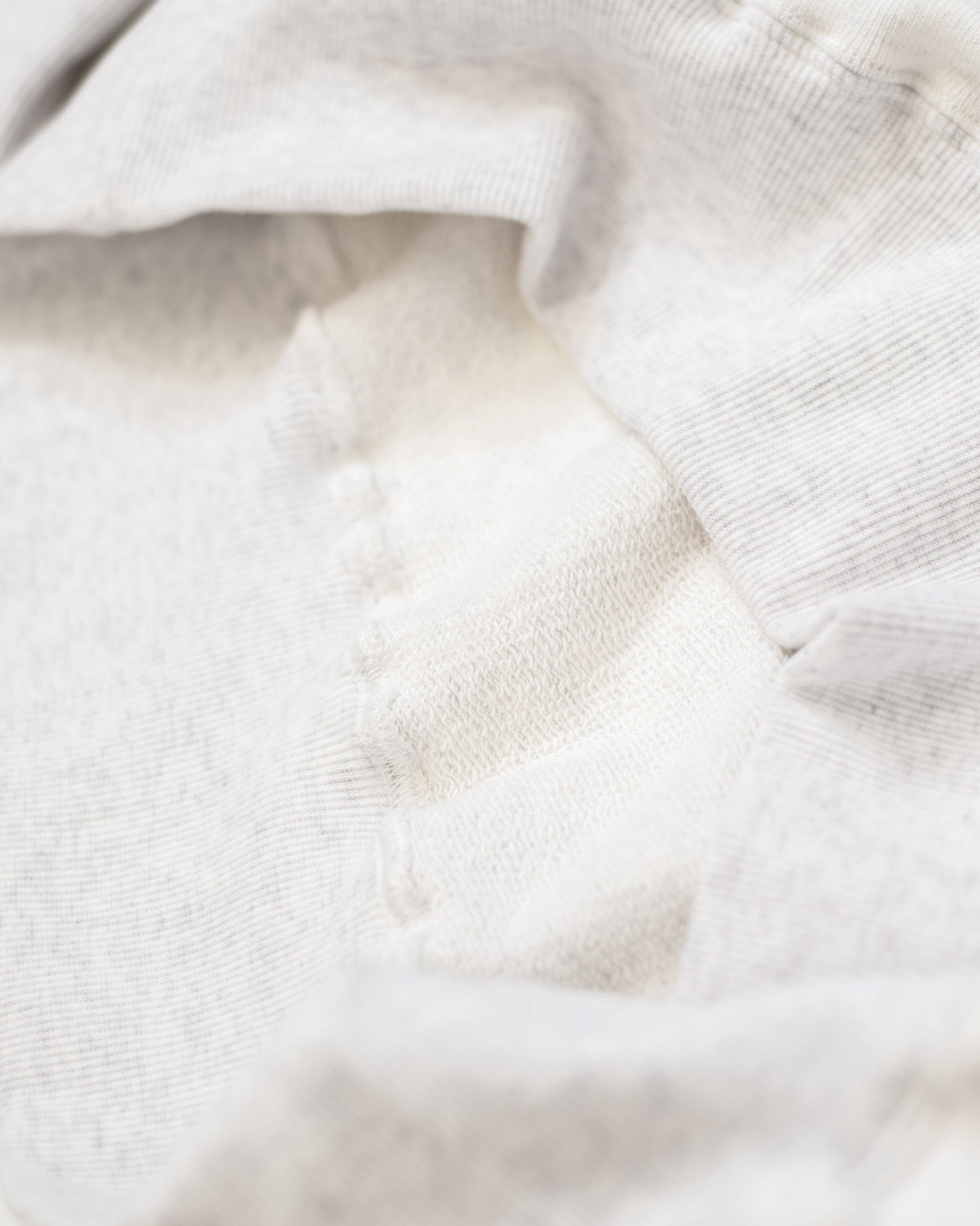 SWEATSHIRT ZIP-UP HOODIE -LOOPWHEEL FLEECE COTTON-