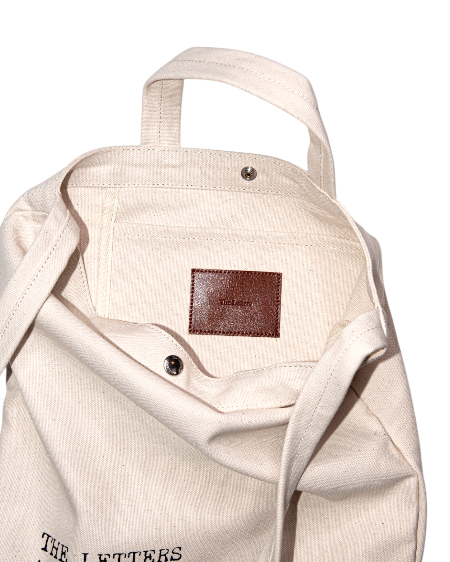 STRAP TOTE BAG -CANVAS COTTON-